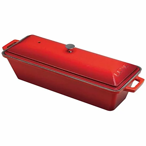 Terrina Ghisa Rosso 8,5x26,5x6 cm
