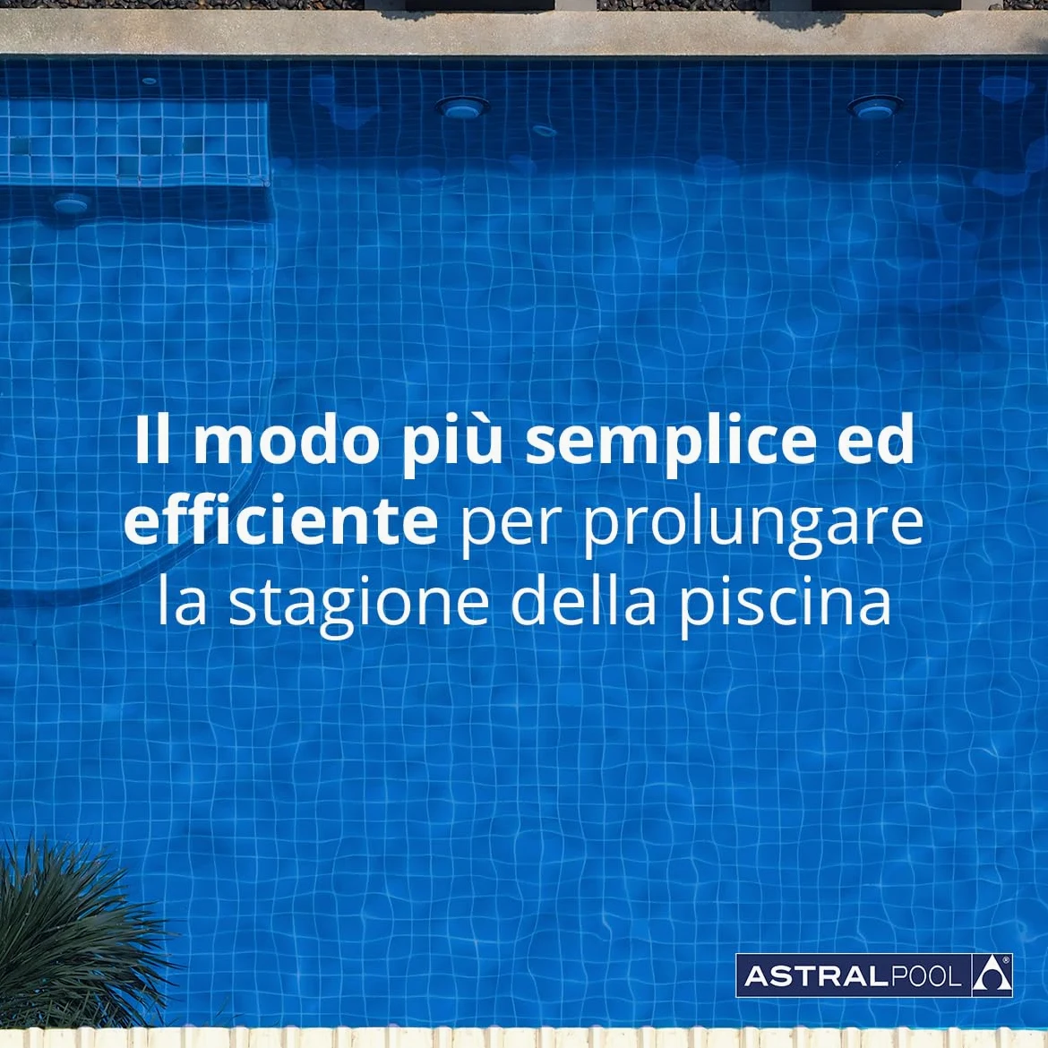 Eco Elyo-20 76662 Pompa di calore per piscina - Riscaldatore per piscina - Temperatura dell'acqua ideale - 6 livelli di potenza - Riscaldamento silenzioso e risparmio energetico - 15 kW - Astralpool