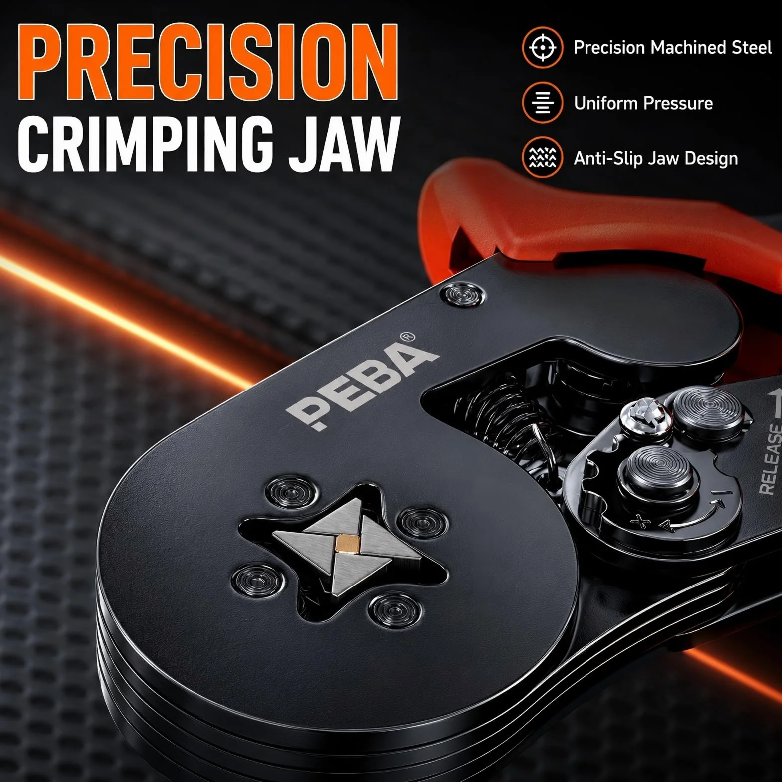 PEBA Set Pinza Crimpatrice per Tubetti Terminali 0,25-10mm², Kit Professionale 21 Misure Puntalini in Rame Viola, Crimpatura Quadrata 0,08-10mm²/AWG 28-7, Standard DIN 46228
