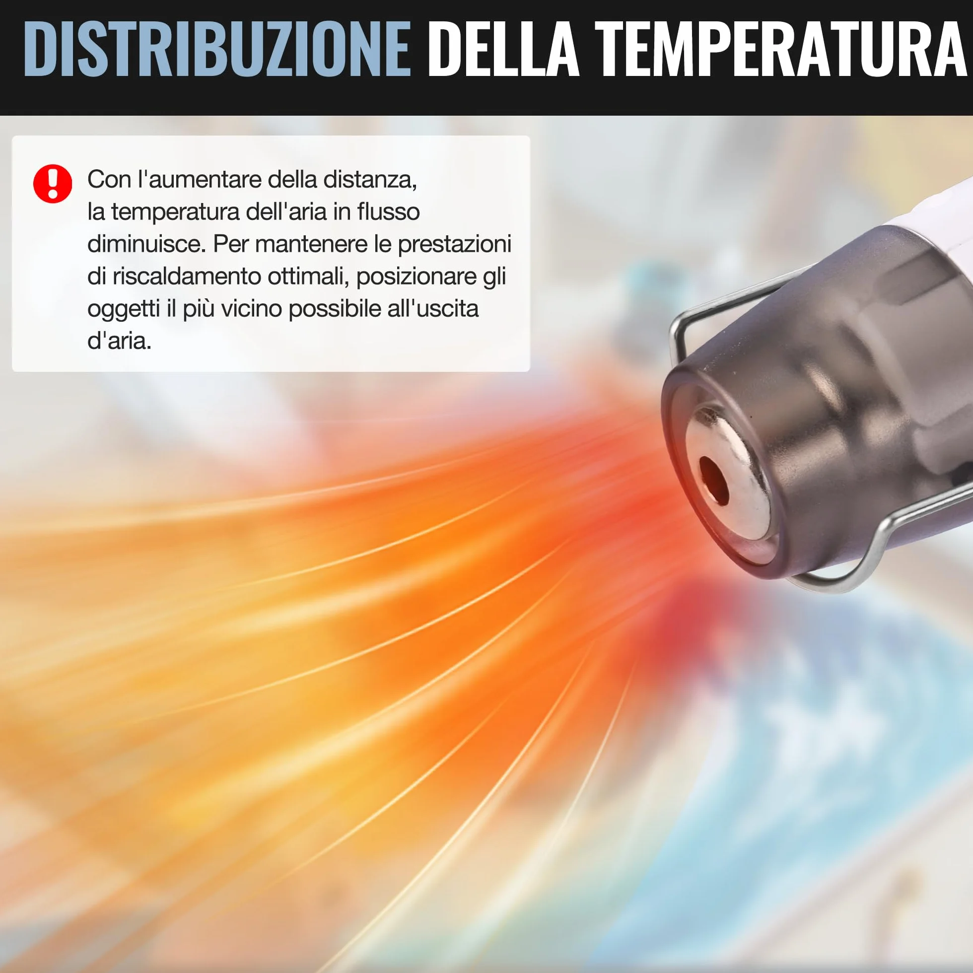 WORKPRO Pistola ad aria calda mini 8V con batteria 4000 mAh, 300℃/450℃, riscaldamento rapido in 30 s, con ugello riflettente e 50 guaine termorestringenti per fai-da-te, riparazioni e lavori creativi