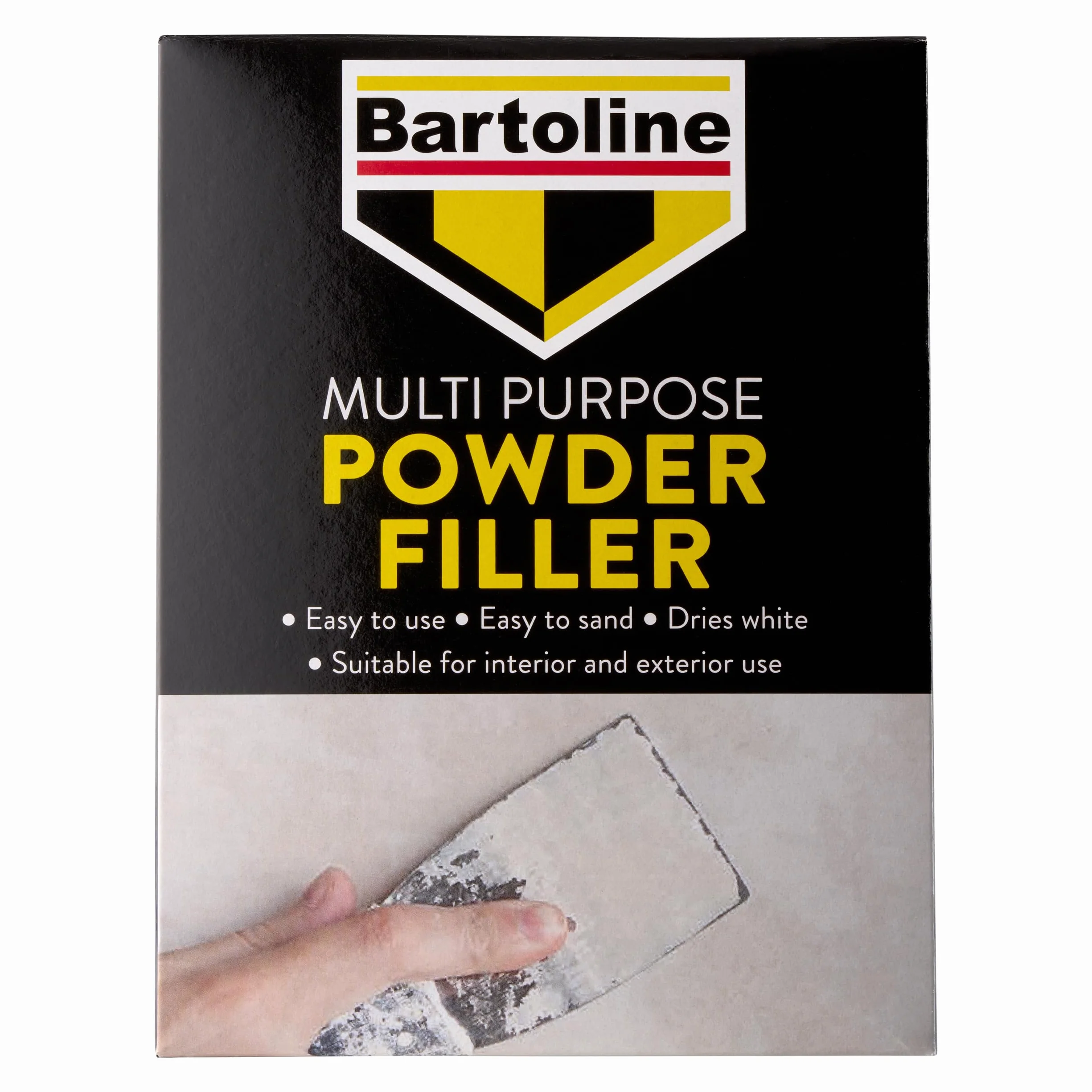 Bartoline Stucco in Polvere Multiuso 1,5 kg – Finitura Resistente e Liscia per Intonaco, Legno, Mattoni e Pietra – Facile da Preparare e Carteggiare