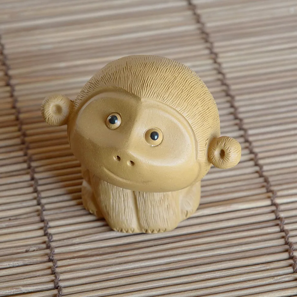 Statuina da Tè Lovely Monkey in Creta Yixing