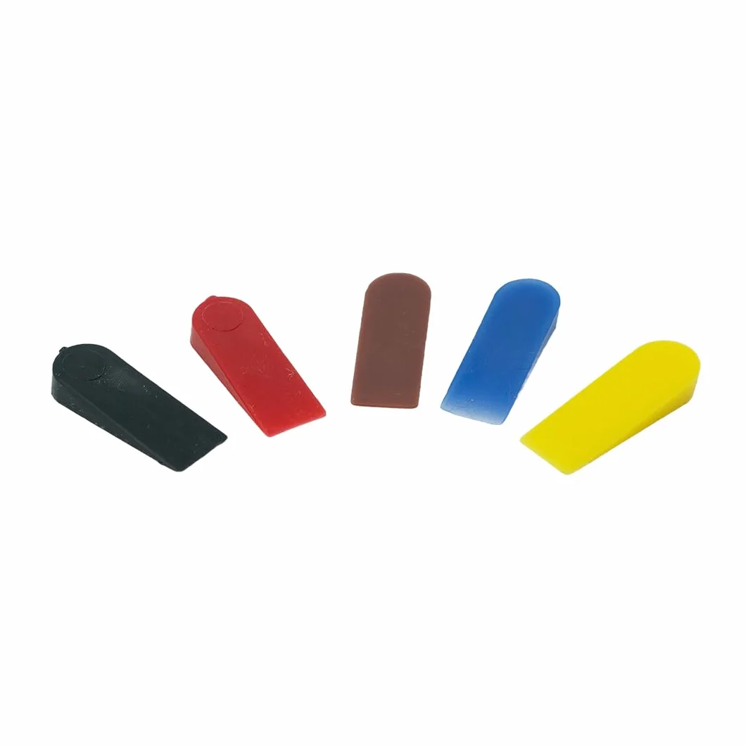 SERENISSIMA Set Cunei Livellamento Distanziatori Pavimenti Piastrelle a Parete Spianimetrici Livellatori 500 Pezzi Multicolor, Accessori Fai Da Te per Piastrelle Pavimenti