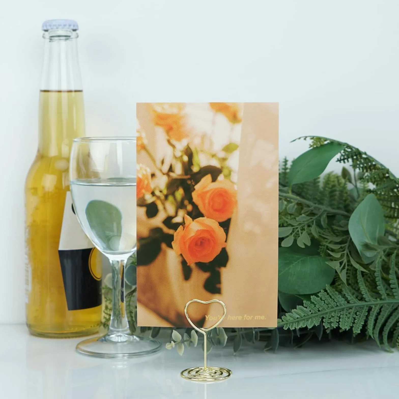 30 Pezzi Segnaposto Matrimonio, Porta Foto, Titolari di Carta Numero di Tabella, Memo Clip, Portafoto Supporto, per Ristoranti, Foto, Riunioni di Feste, Matrimonio, Compleanno(Amore)