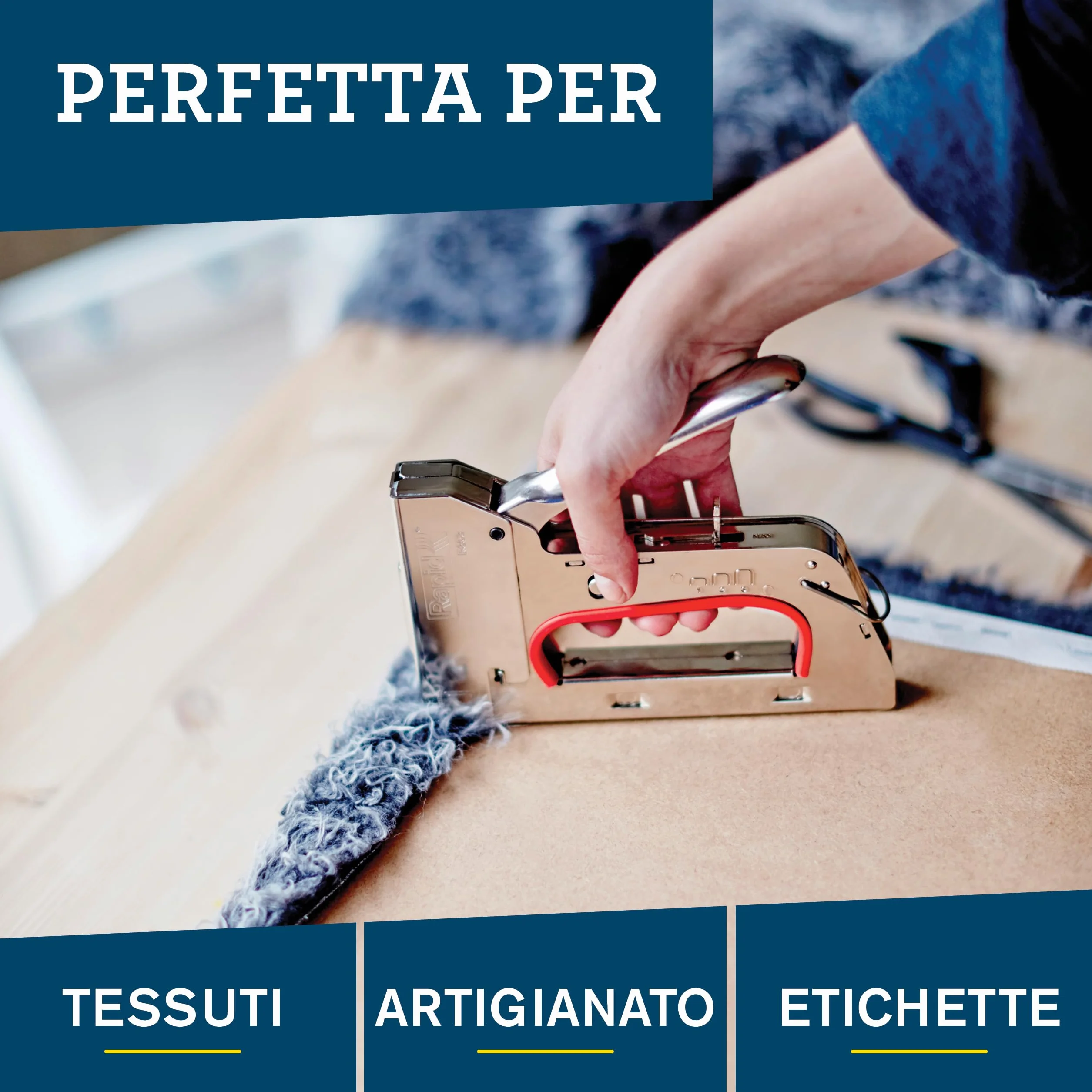Rapid R353 PRO Graffatrice Manuale per Graffe n. 53, Dotata di Impugnatura Ergonomica, Regolatore di Forza in 3 Fasi, Adatta per Lavori di Tappezzeria Pesante, Realizzata in Svezia (5001666)
