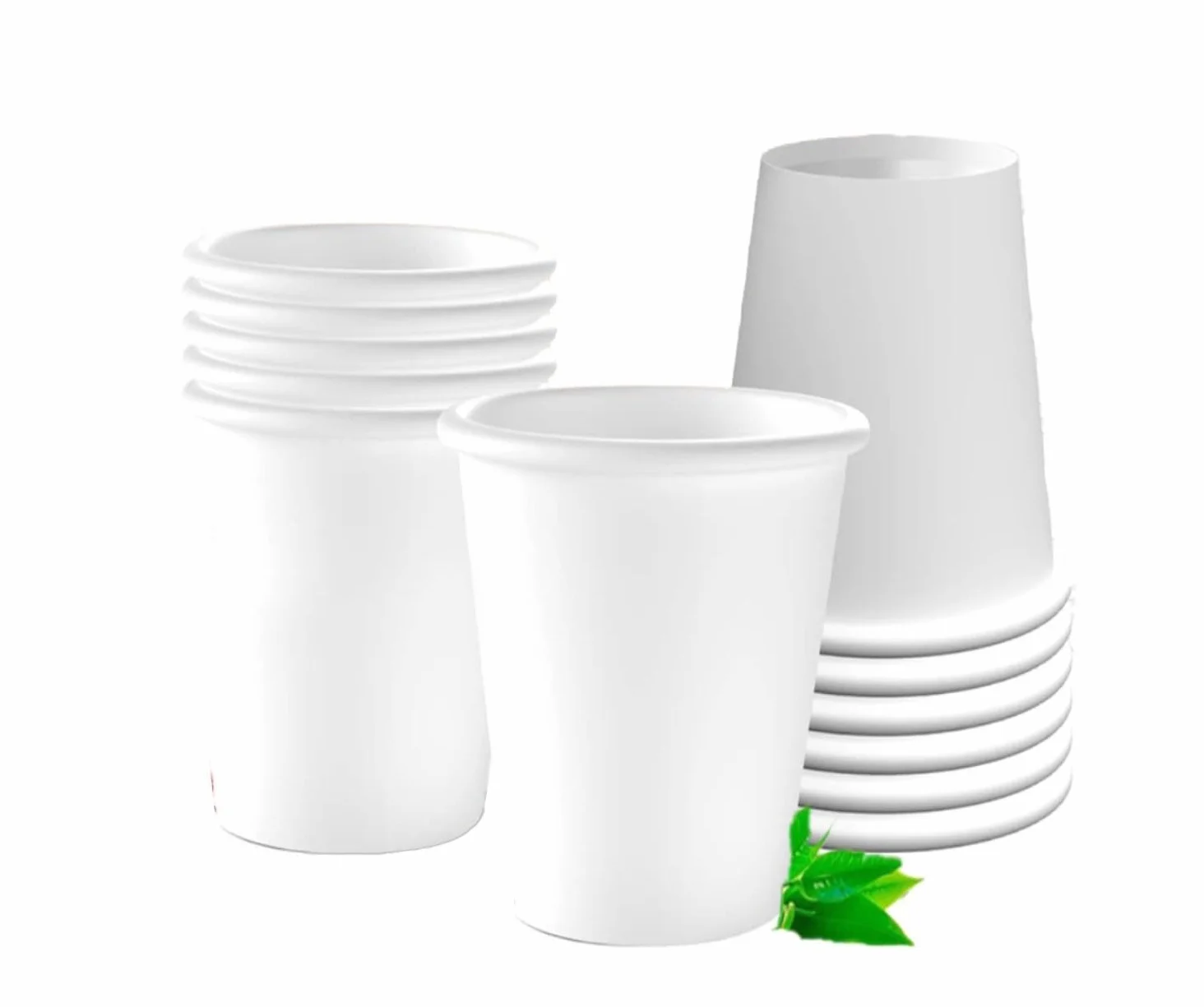 DETERMONDO Bicchieri in Carta 180 ml 500 Pezzi Compostabili Biodegradabili per Bevande Fredde e Calde