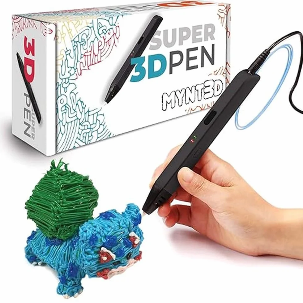 MYNT3D Penna Super 3D, penna per stampa 3D compatibile con ABS e PLA da 1,75 mm