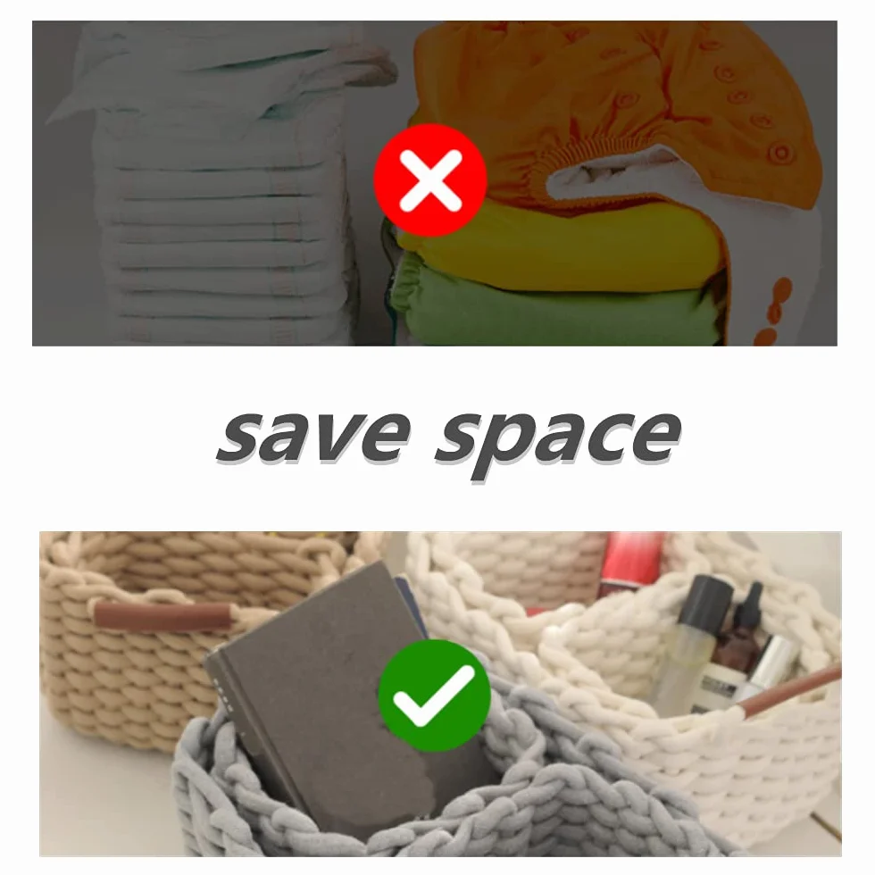 Icegrey Cestini in Corda di Cotone Cesto Contenitore Organizer Cestini Portaoggetti Decorativi Rettangolari Naturali Per Camerette Soggiorno Camera Da Letto Cachi Set di 3