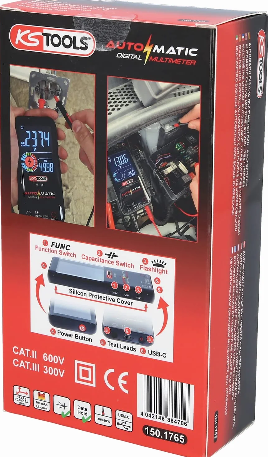 KS TOOLS Multimetro 150.1765