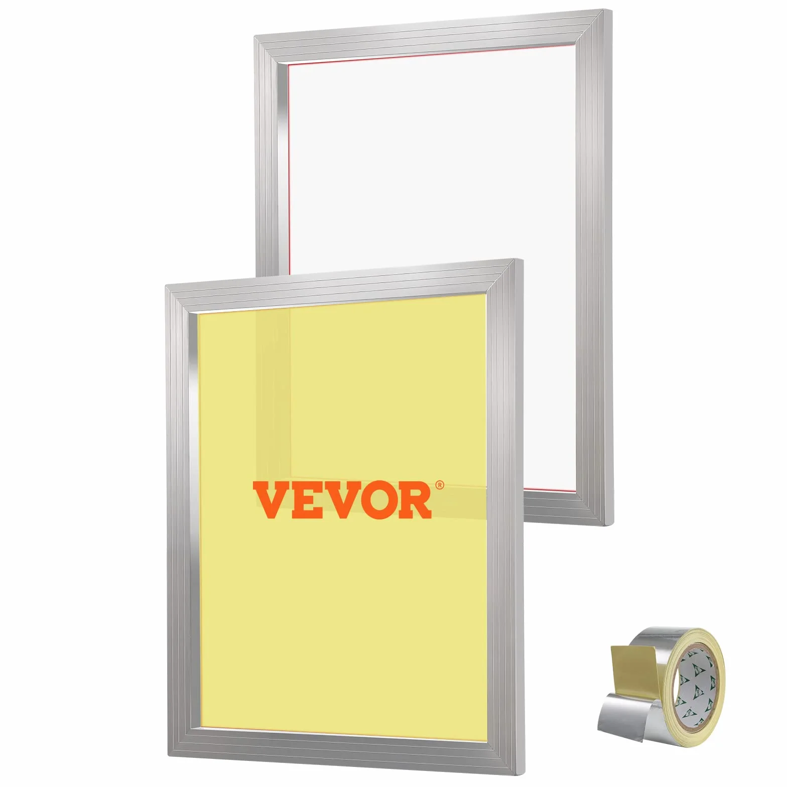 VEVOR Kit di Telaio per Stampa Serigrafica Lega di Alluminio 50,8 x 61 cm 160 Maglie Pulizia Facile, Telaio Serigrafico 2 Pezzi per Macchina di Stampa Serigrafica Spessore 2,5cm Quantità Maglie 160
