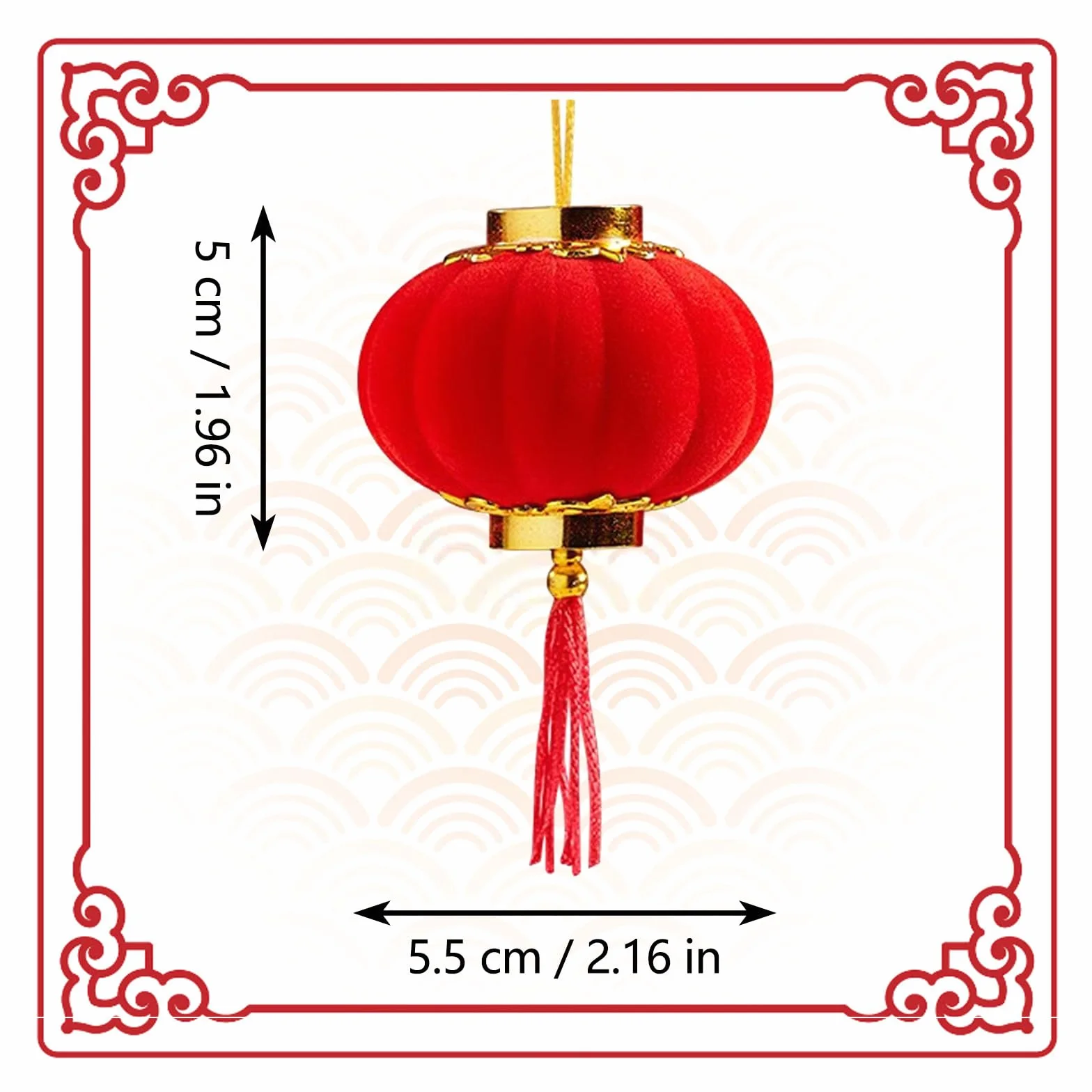 20 PCS Lanterna Rossa Cinese Piccola, Mini Festival di Primavera Lanterna Fortunata, Adatto per Festival di Primavera, Feste, Matrimoni e Decorazioni per la Casa