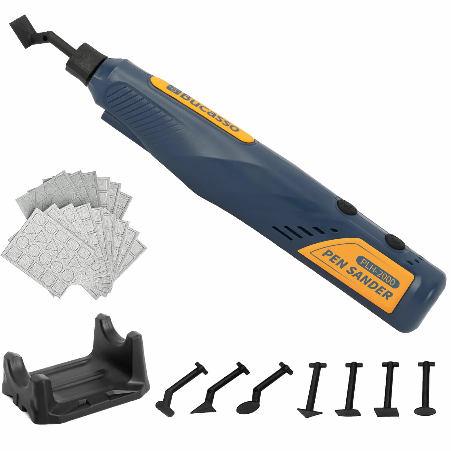 Levigatrice a penna senza fili, 5 velocità e ricarica USB con luce LED, utensile elettrico multiuso, mini levigatrice elettrica per levigatura, lucidatura, finitura, artigianato fai da te