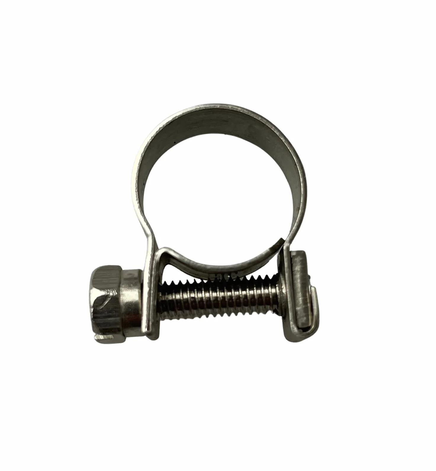 Fascette stringitubo in acciaio inox, 6-8 mm, per tubo di benzina, colore: Argento