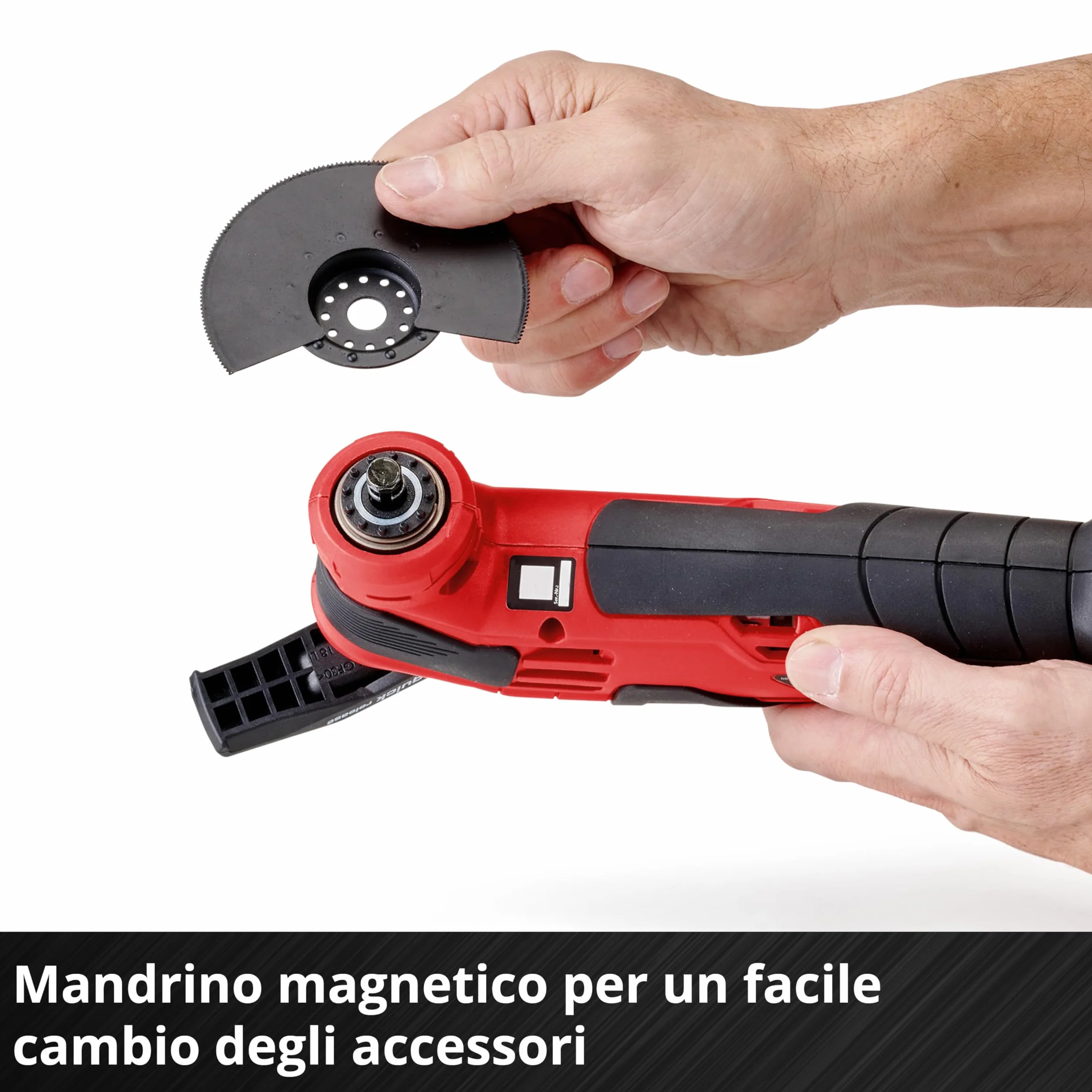 Einhell Utensile Multifunzionale a Batteria Varrito Nero Rosso