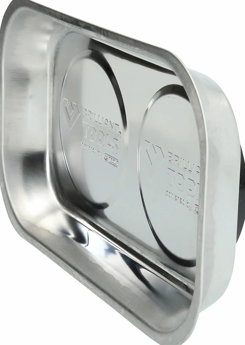 BRILLIANT TOOLS BT691165 Vassoio magnetico / vaschetta in acciaio inox, 140 x 240 mm [Powered by KS TOOLS]