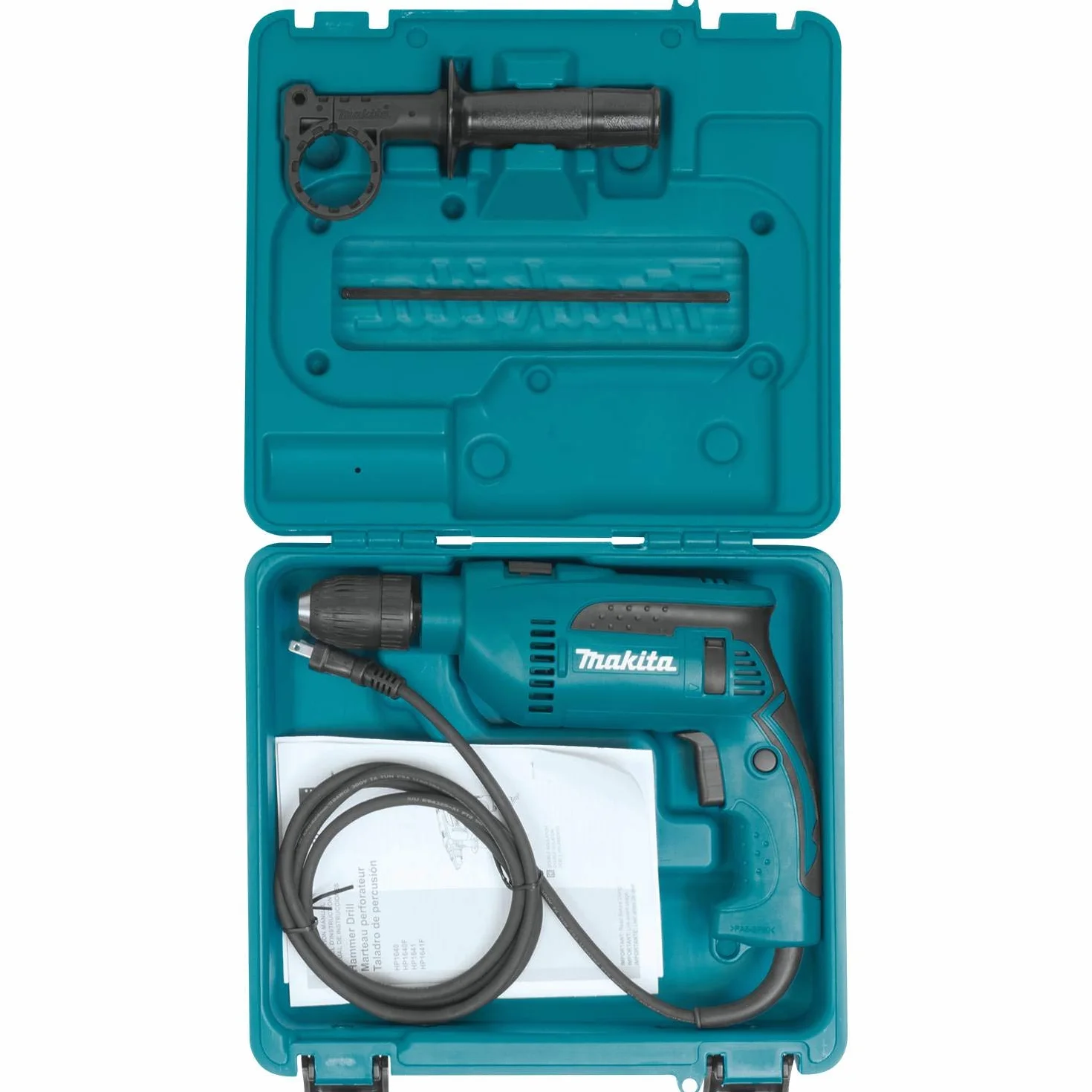Makita HP1641K - 680w 2kg martello mandrino auto maletin 2800 rpm