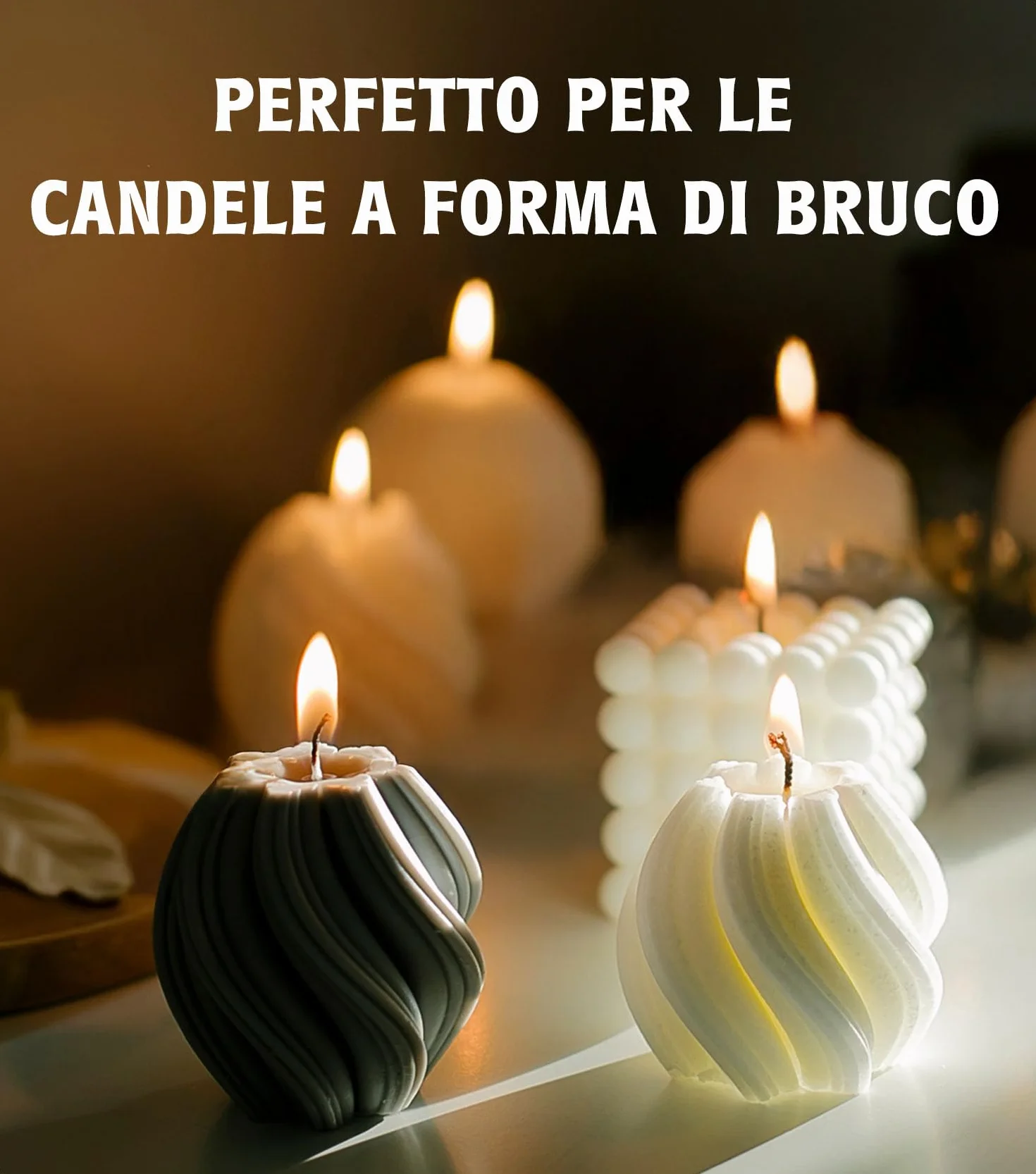 BOYUJK Cera di Soia per Candele 5KG, Premium Natural Cera per Candele, 100% Cera per Candele Fai da Te per La Produzione di Candele da Agricoltura Biologica