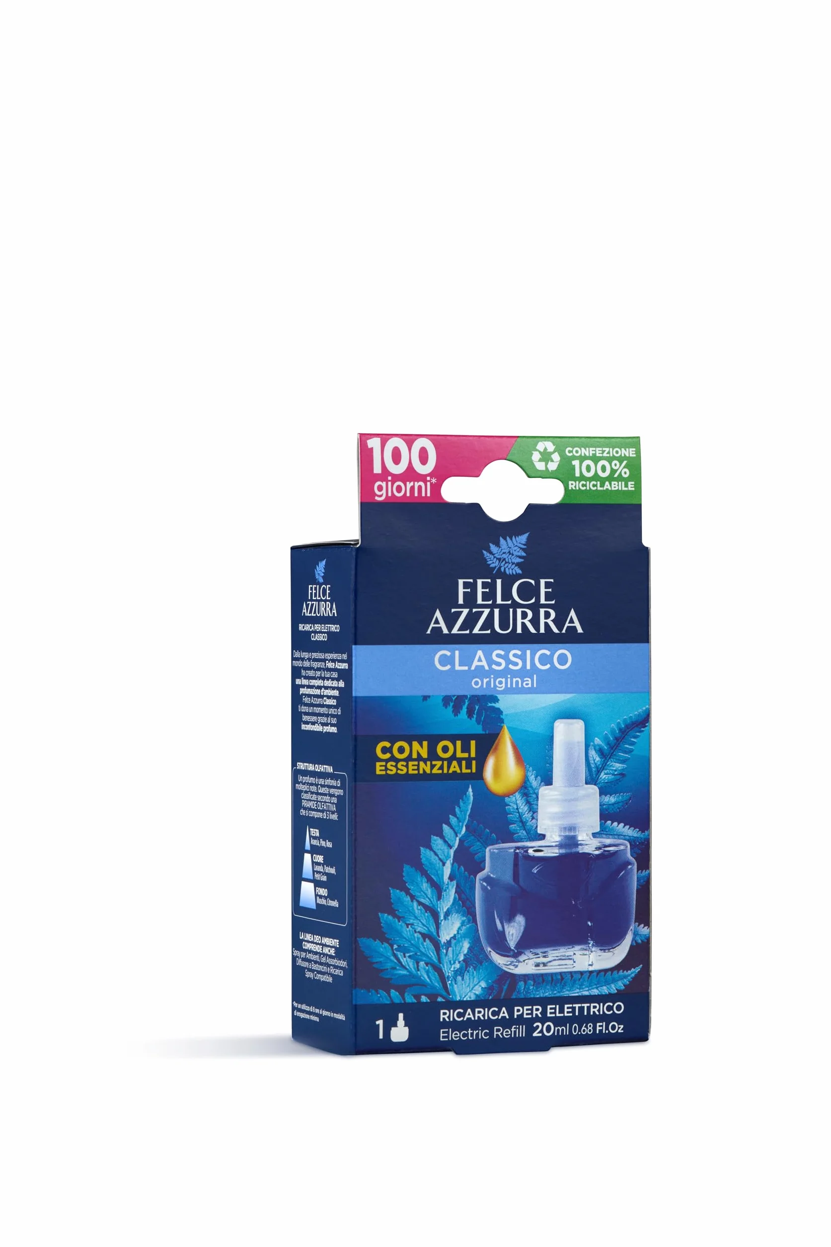 Ricarica Diffusore Elettrico Luminoso per Ambiente Talco Classico
