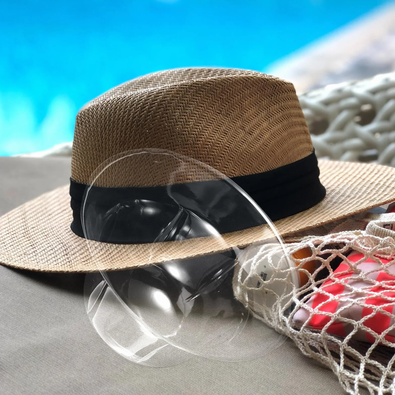 10 Pezzi Supporto per Cappelli in Plastica Pvc, Porta Cappello Interno Comodo per Organizzazione e Conservazione, per Cappelli da Pescatore e Cappellini, Set