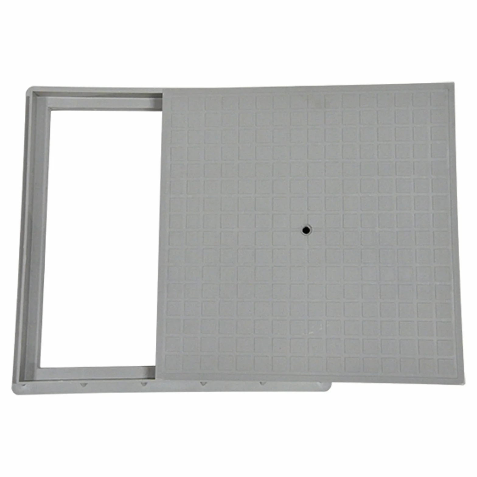 CHIUSINO CARRABILE COPERCHIO CON BULLONE 33x33 cm telaio 37x37 cm