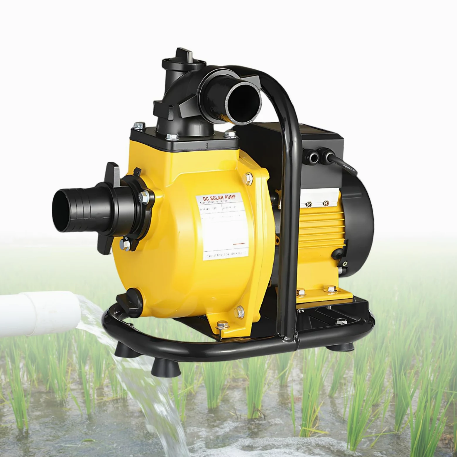 Pompa Acqua Solare DC, Pompa Irrigazione Solare in Acciaio Inox per Pozzo Profondo, Altezza Aspirazione 8 M (26 Ft), DC 48V 400W / 72V 750W / 72V 800W 400W/30M