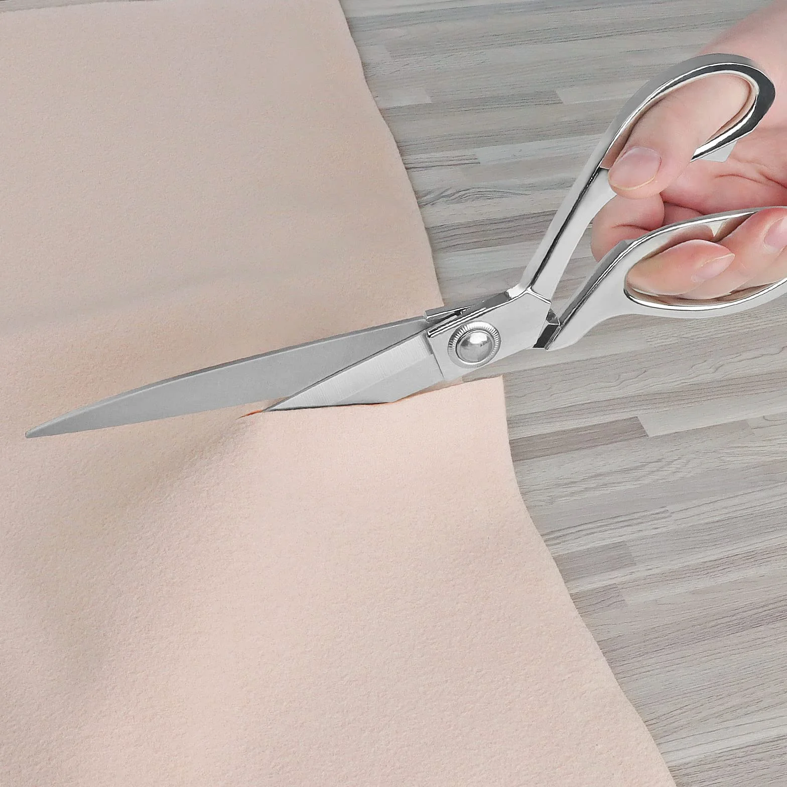 Forbici da cucito in acciaio inox 26 cm professionali per tessuto pelle sartoria