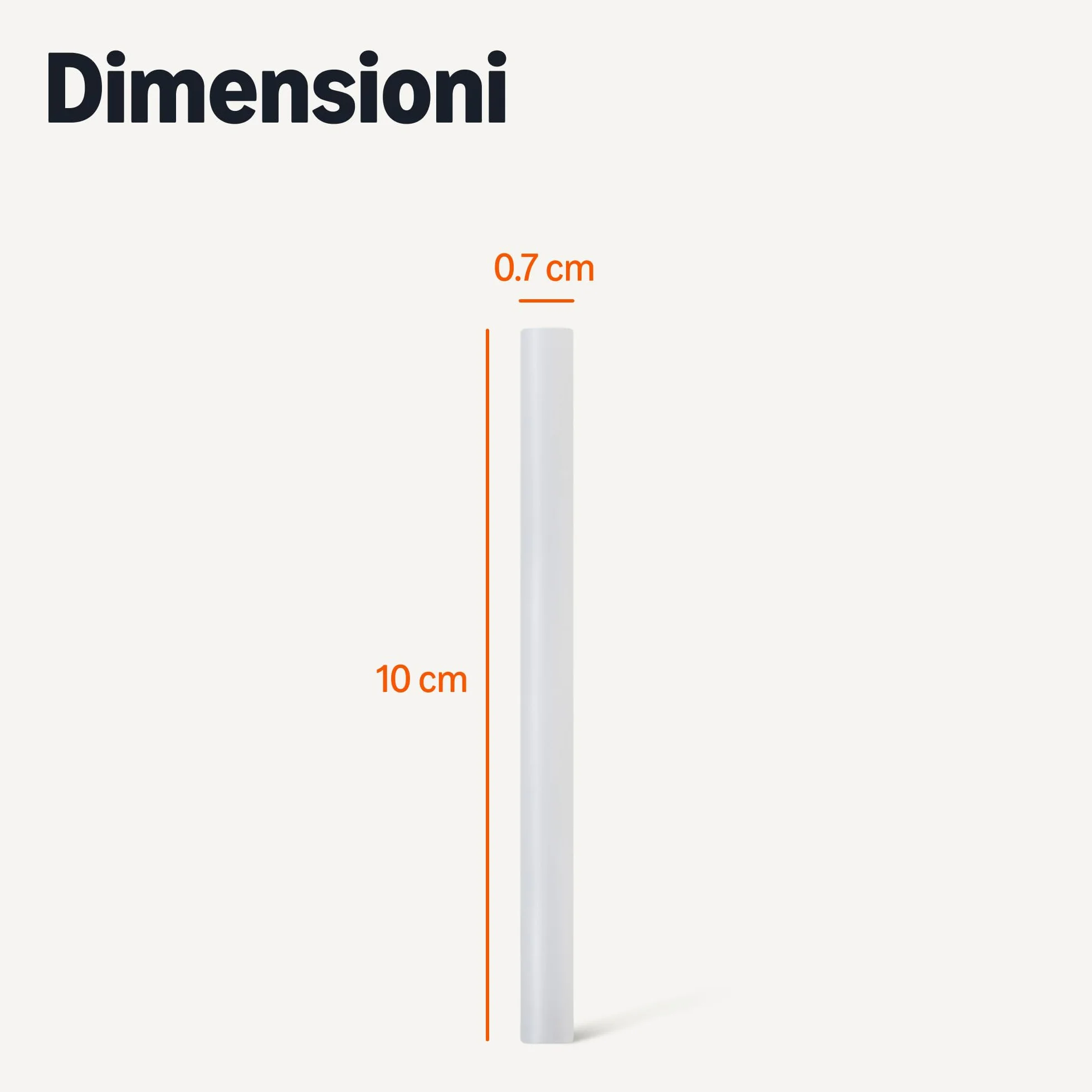 Amazon Basics Bastoncini di colla a caldo, formato mini (10,16 x 0,68 cm), confezione da 100, Trasparente