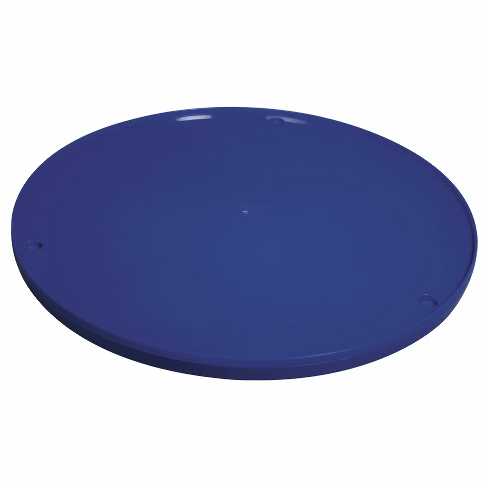 Rayher 8925900 Disco Girevole In Plastica, 27 cm Ø, Blu, Tornio Manuale Per Creta, Massa Modellabile, Lavori Creativi