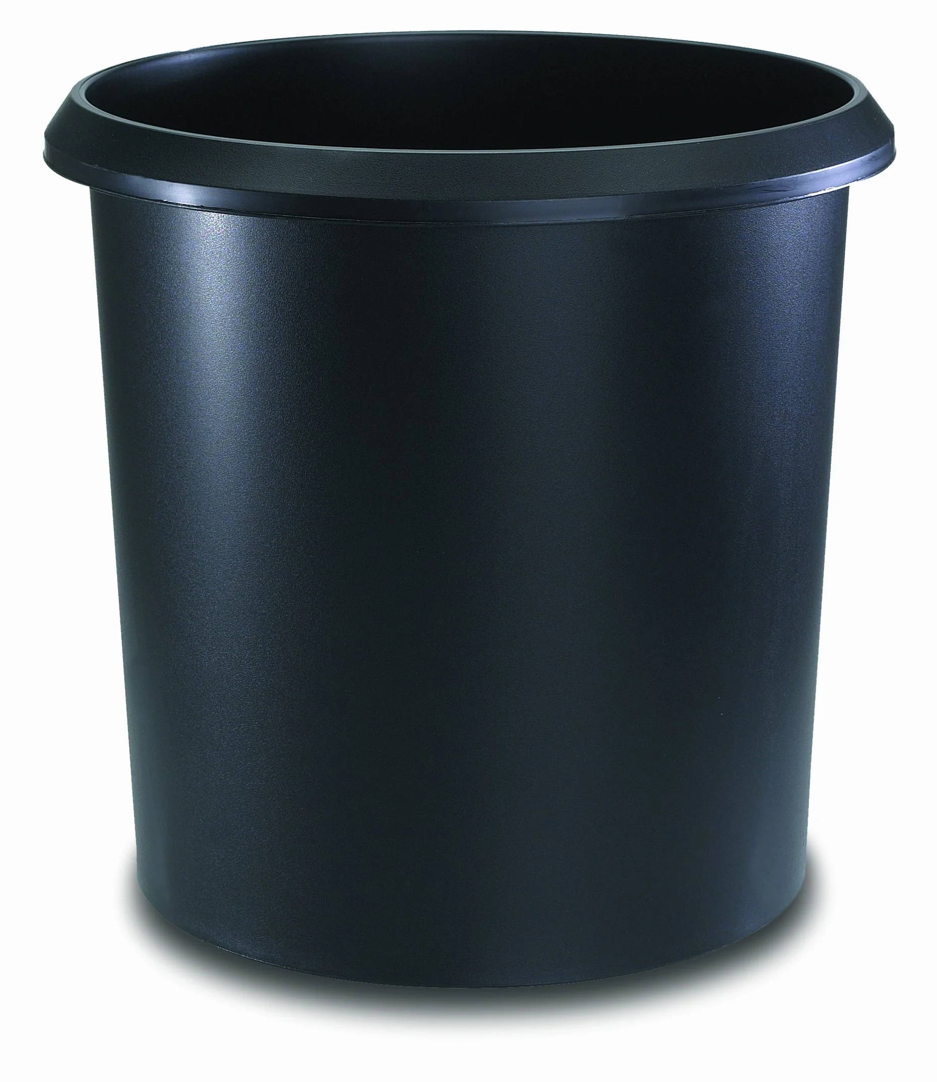 PASSATOIA Allrounder cestino rotondo Bidone delle immondizie con manico, plastica resistente, 18 L 18 l nero