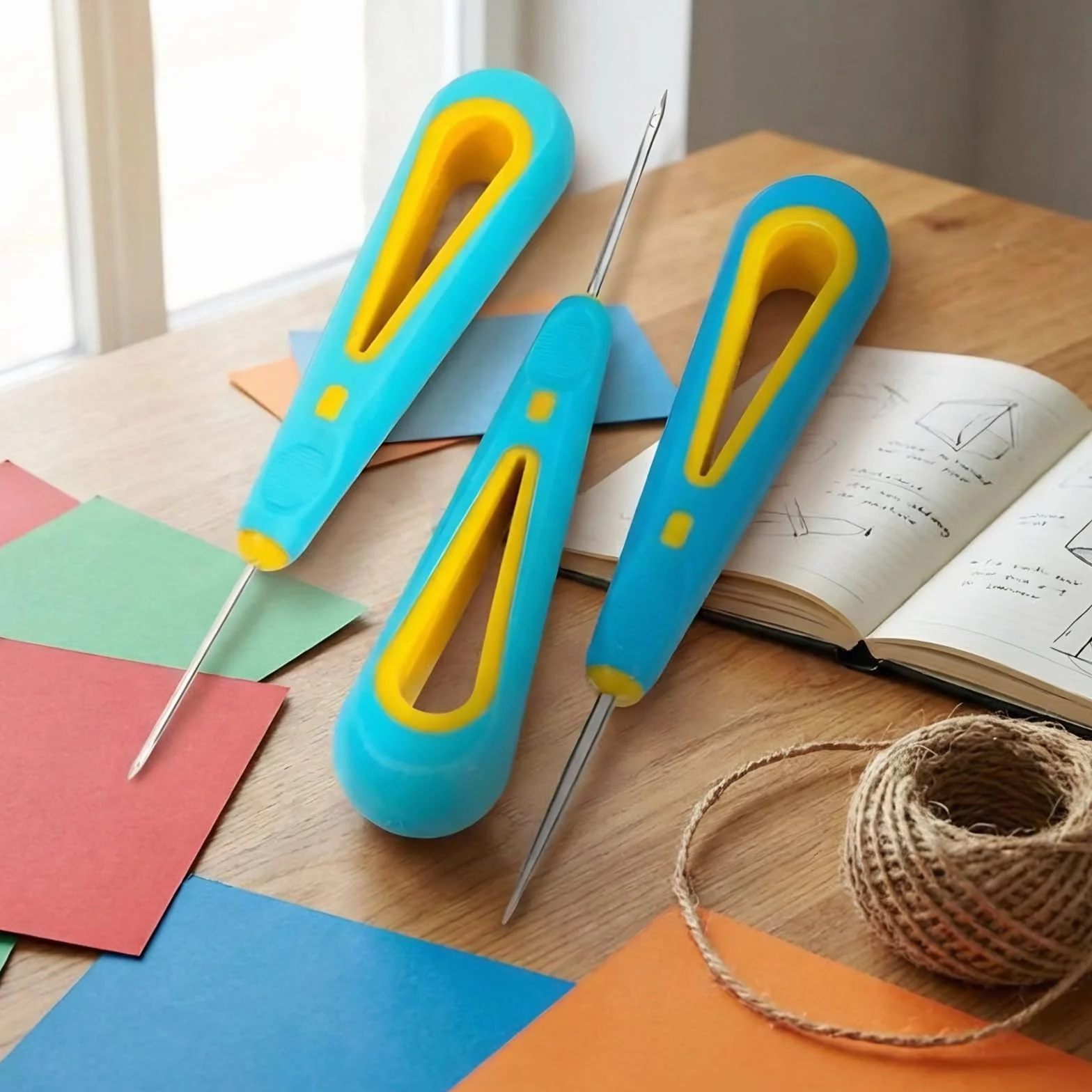 3 stampi in silicone per punzonatura, per corda, per cucito, per punzonatura, per stoppino, per trapano a mano, per candele, accessori fai da te, strumenti per la produzione di candele