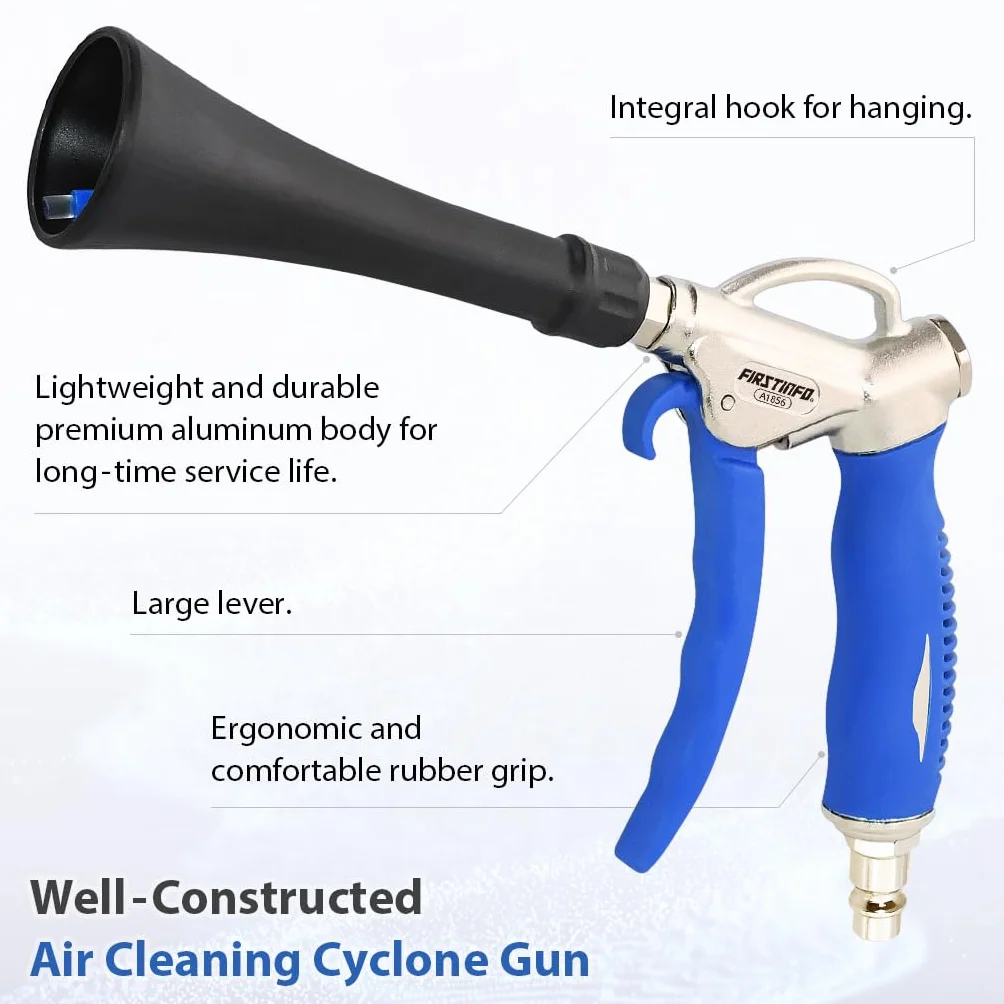 FIRSTINFO A1856EU | Pistola ad aria compressa | con ugello a ciclone