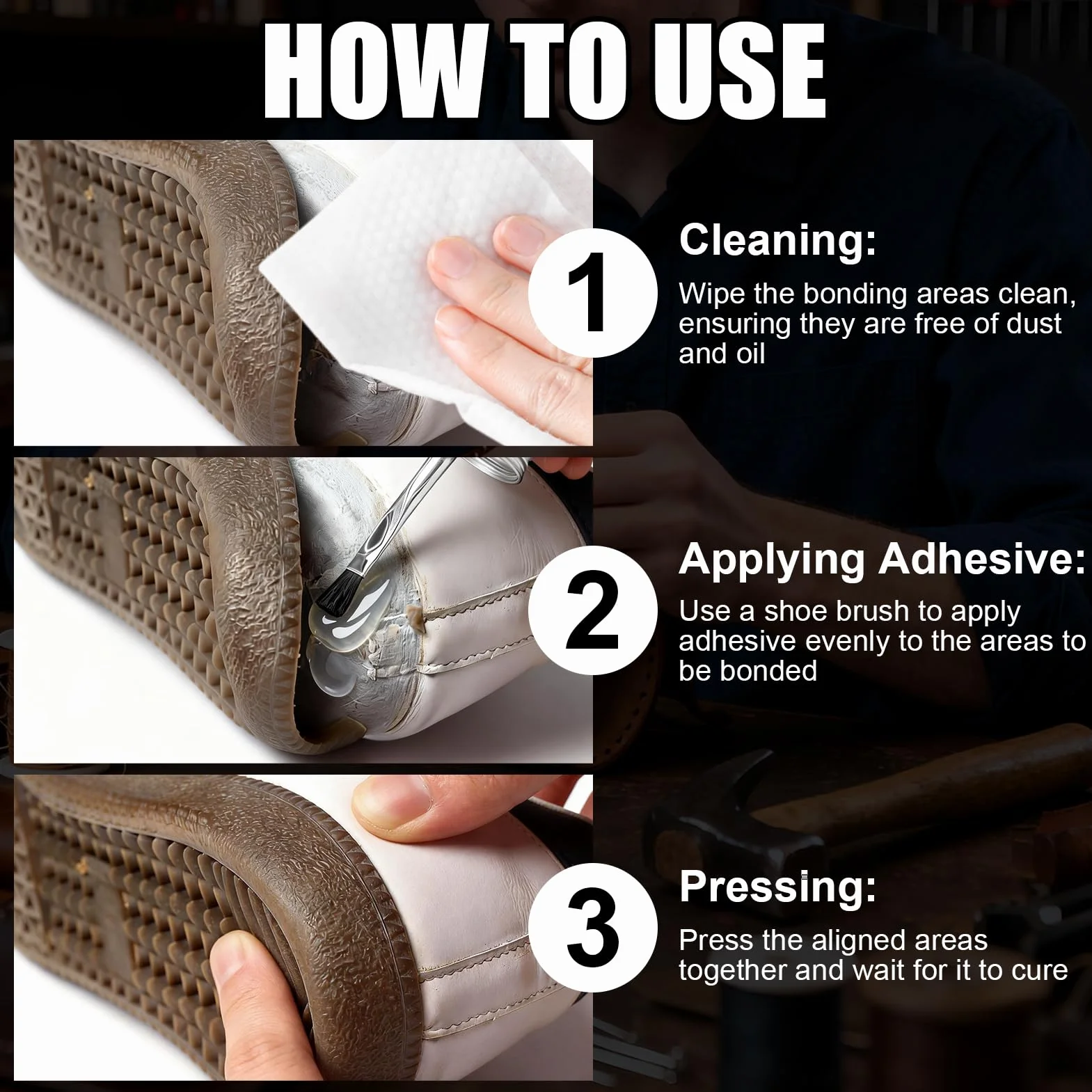 170g Colla per Scarpe Professionale, Colla Scarpe, Colla perScarpe, Altamente Flessibile, Impermeabile, Resistente All'usura, Adatto per Riparare Tacchi Alti, Scarpe da Ginnastica, Stivali