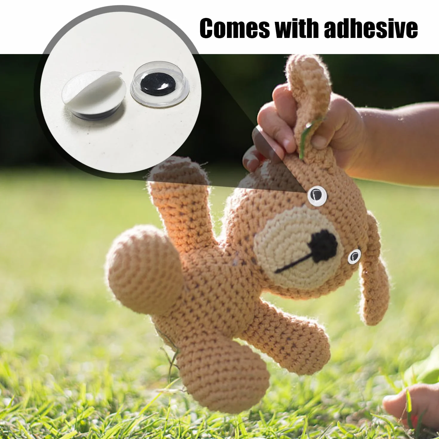 700 Pezzi Occhi Adesivi, Bulbi Oculari Autoadesivi, Accessori per Giocattoli di Animali, Occhi per Bricolage, Materiali Artigianali per Bambini, Adatti per Fai da Te, Scrapbooking