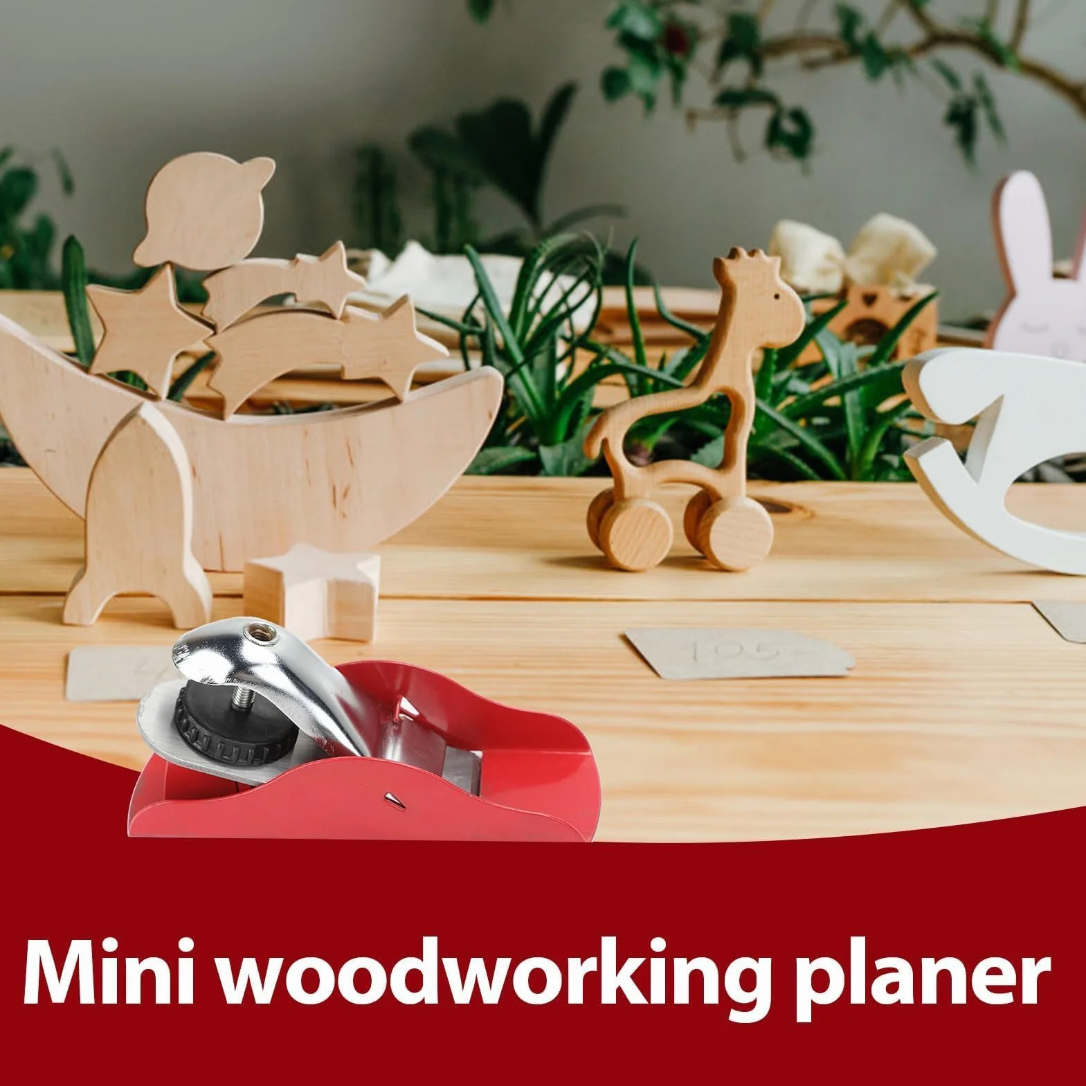 Pialletto Manuale per Legno, Pialla a Mano in Acciaio, Pialletto a Mano Per Legno,Lama Sottile e Affilata,Pialla Per Legno, Design Ergonomico, Perfetto per la Lavorazione del Legno