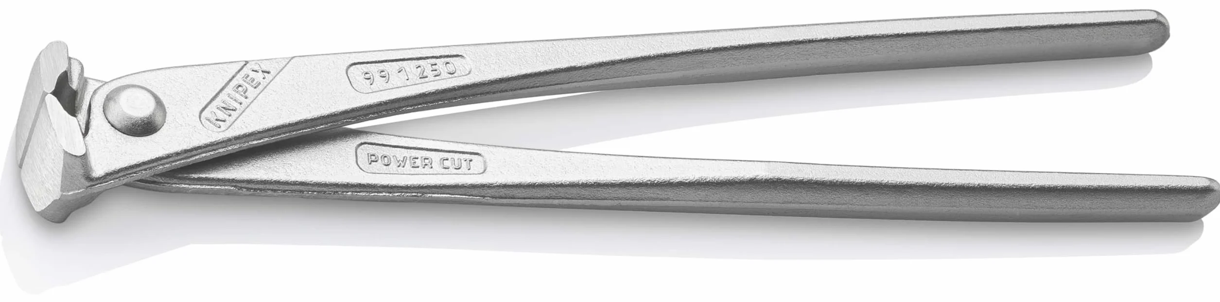 KNIPEX Tenaglia per ferraioli e cementisti tipo forte a grande forza di taglio zincata lucida 250 mm, 99 14 250 EAN