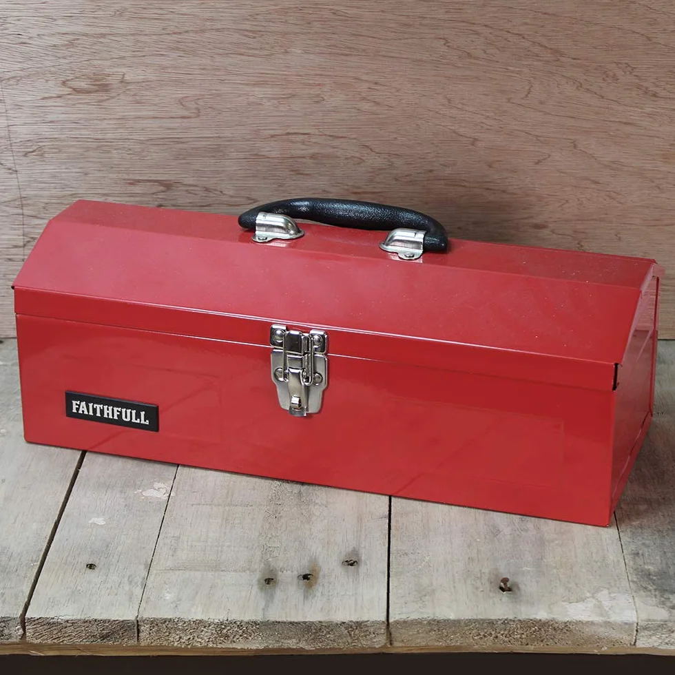 Faithfull TBB16 - Cassetta degli attrezzi in metallo, 42 cm