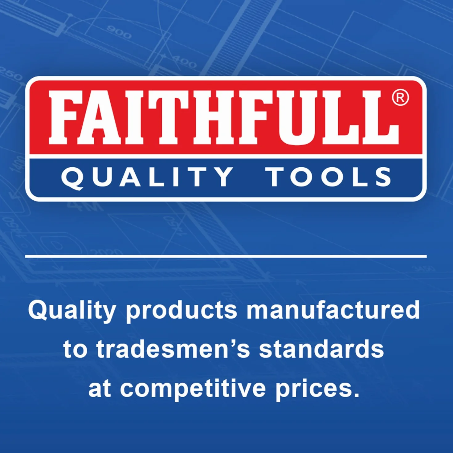 Faithfull Tools 40 litri Builders Bucket trasparente FAI40LBUCKET