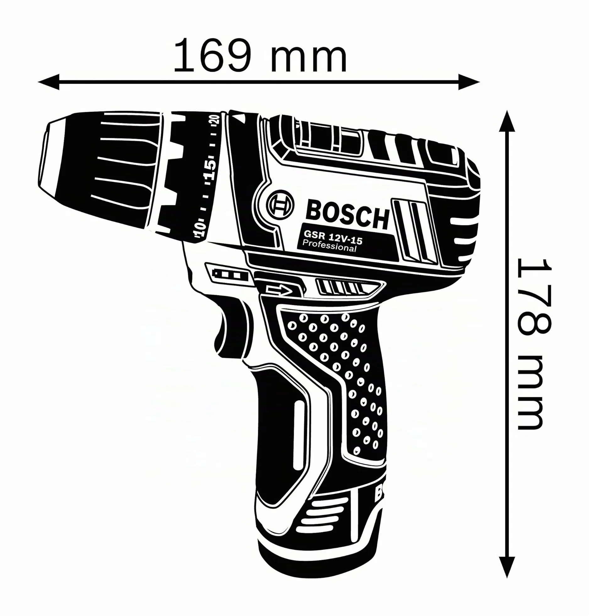 Bosch Professional Sistema 12V Trapano Avvitatore GSR 12V-15, Incl. Batteria 2x2.0 + Caricabatterie, Set Accessori 39 Pz., In Borsa, Amazon Exclusive Set