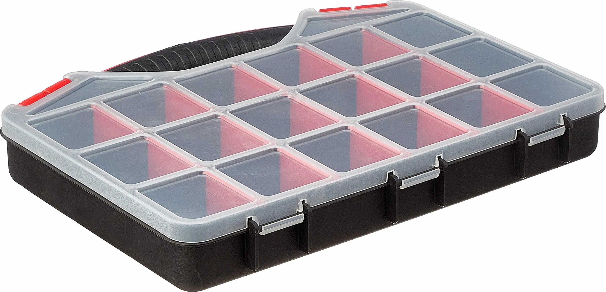 Portaminuterie organizer con coperchio trasparente Mano ORG-13