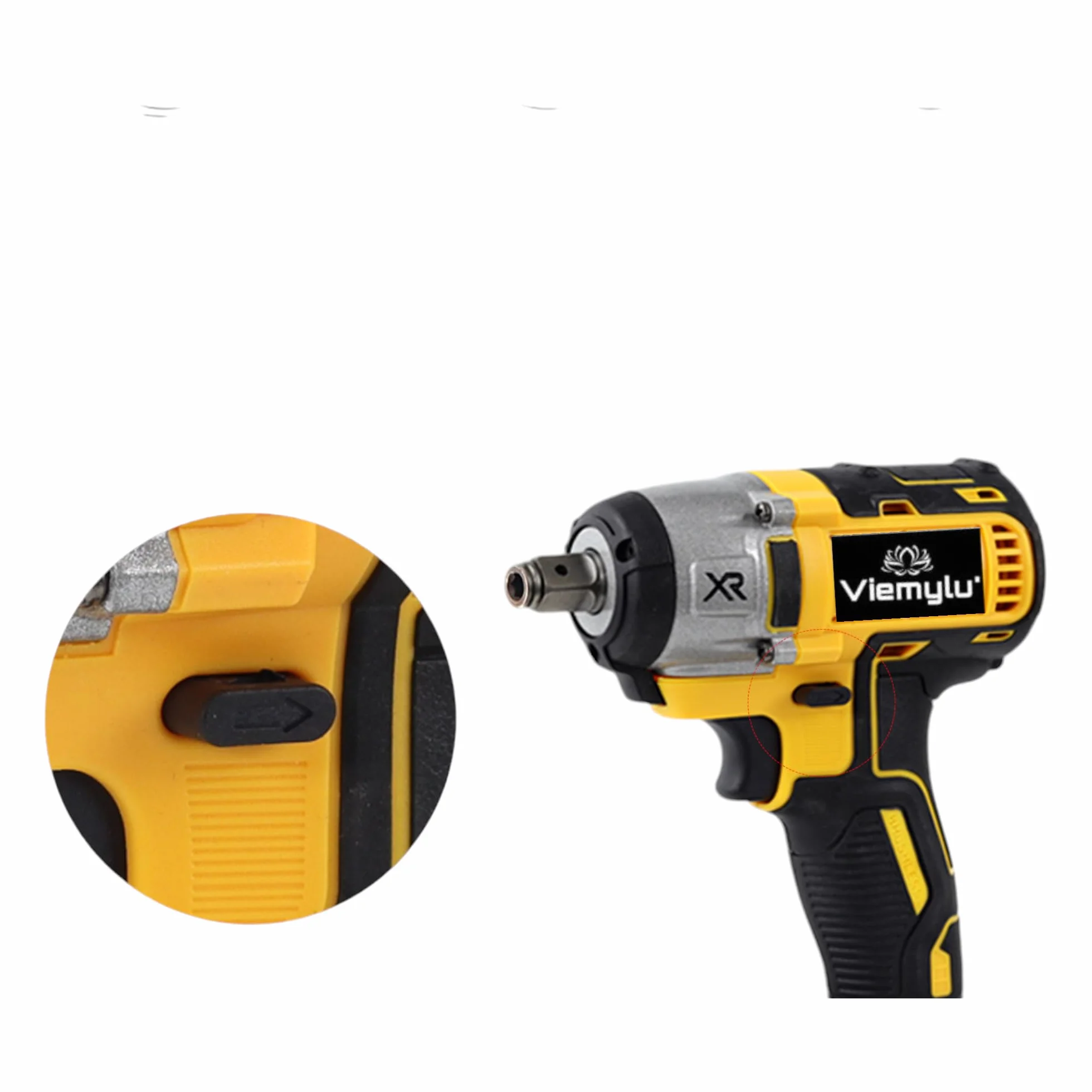 Avvitatore ad Impulsi,2 batterie 3.0ah 24V Brushless 520 Nm Avvitatori a Massa Batteria, Mandrino(1/2")