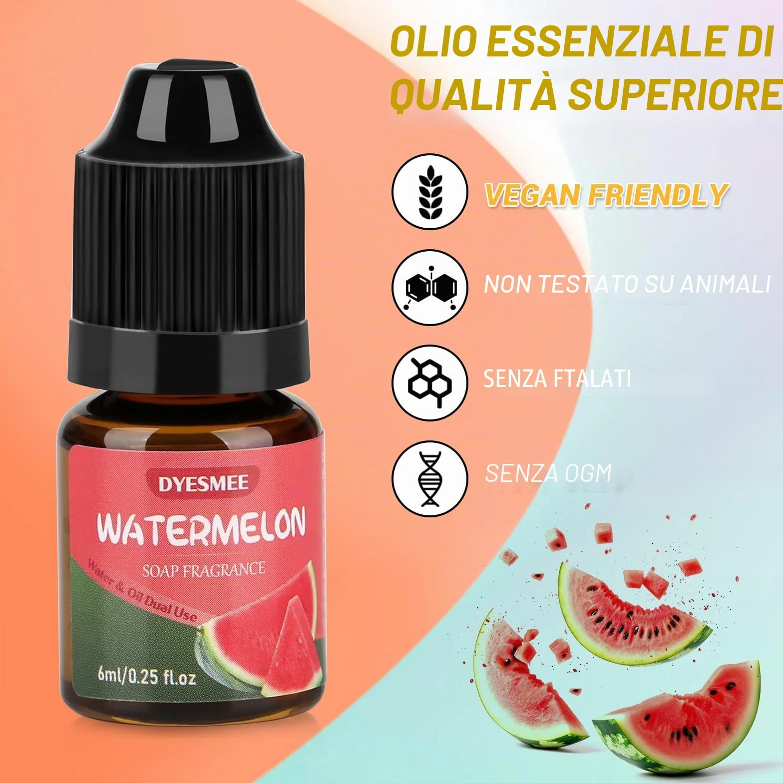 Olio Profumato per Sapone, 12 x 6 ml Olio Profumato per la Fabbricazione del Sapone, Aroma di Sapone, Set di Oli Profumati Liquidi per Bombe da Bagno fai da te, Slime, Candele, Lozioni, Cosmetici