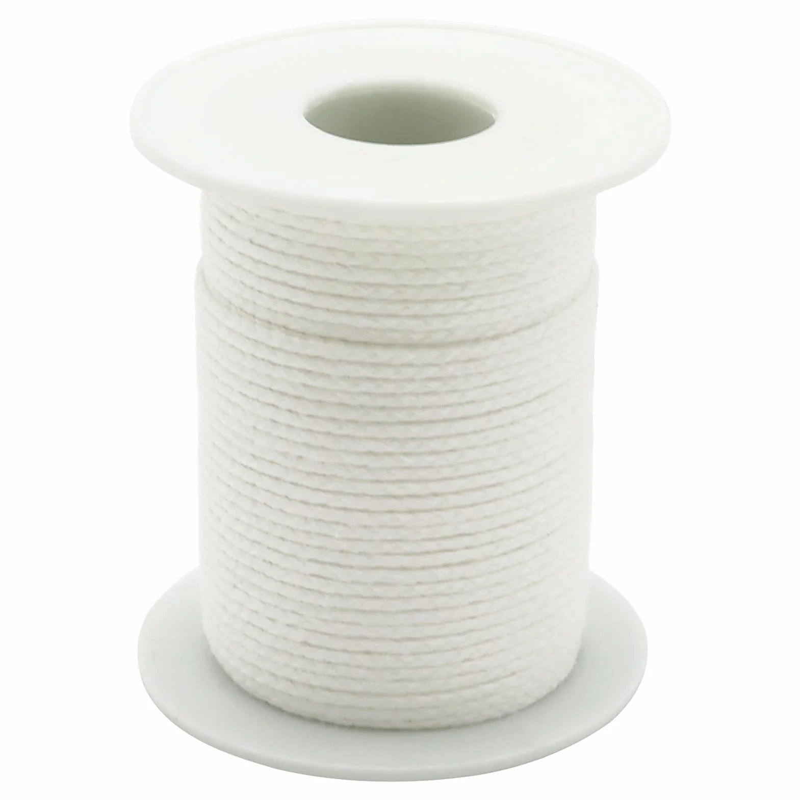 Stoppino per candele,61 m,in cotone,per candele,stoppini per candele, stoppini intrecciati senza fumo,per la produzione di candele, candele profumate fai da te,Con 110 basi per stoppini di candela