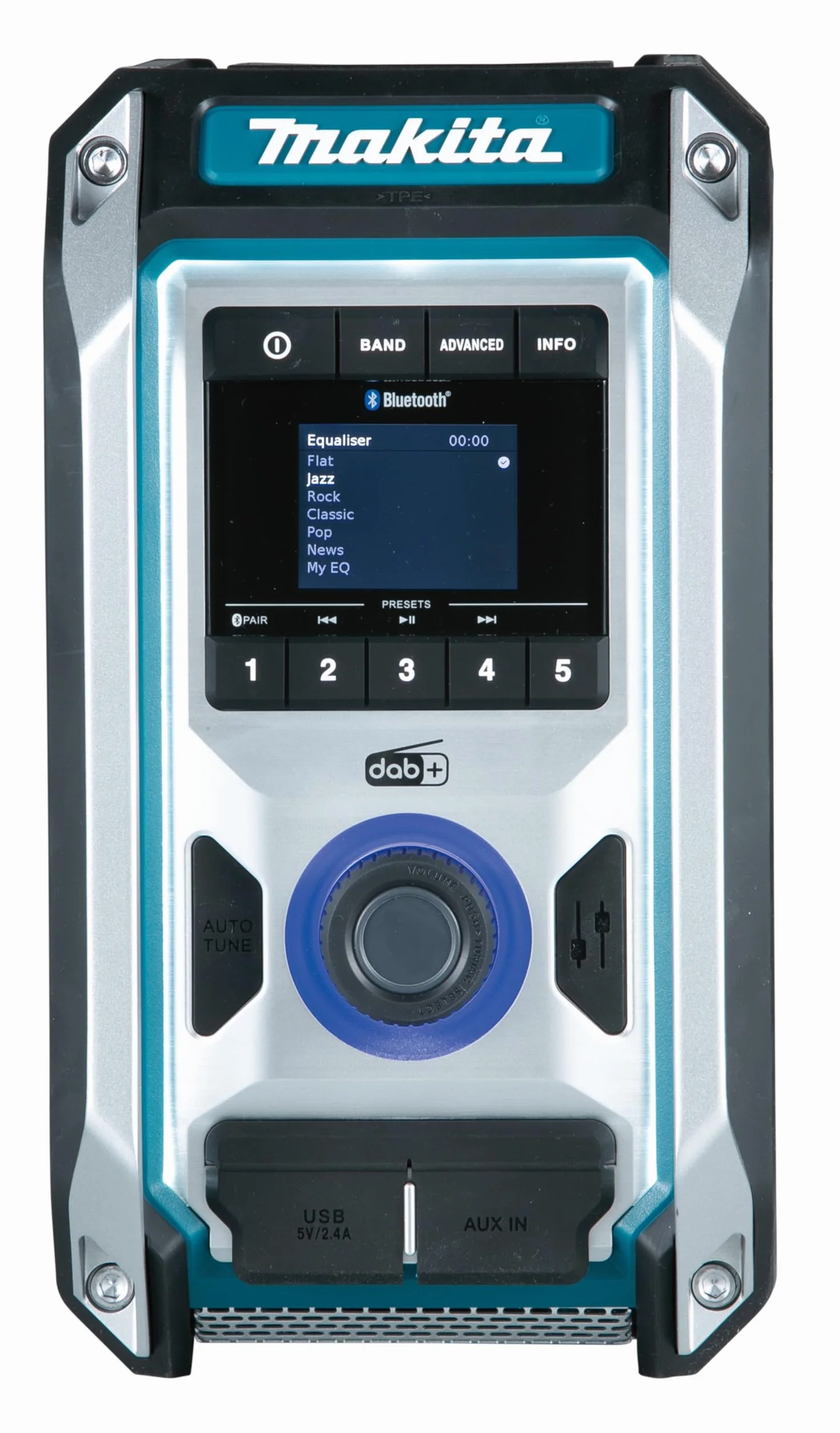Makita DMR115 radio Worksite Black, Blue