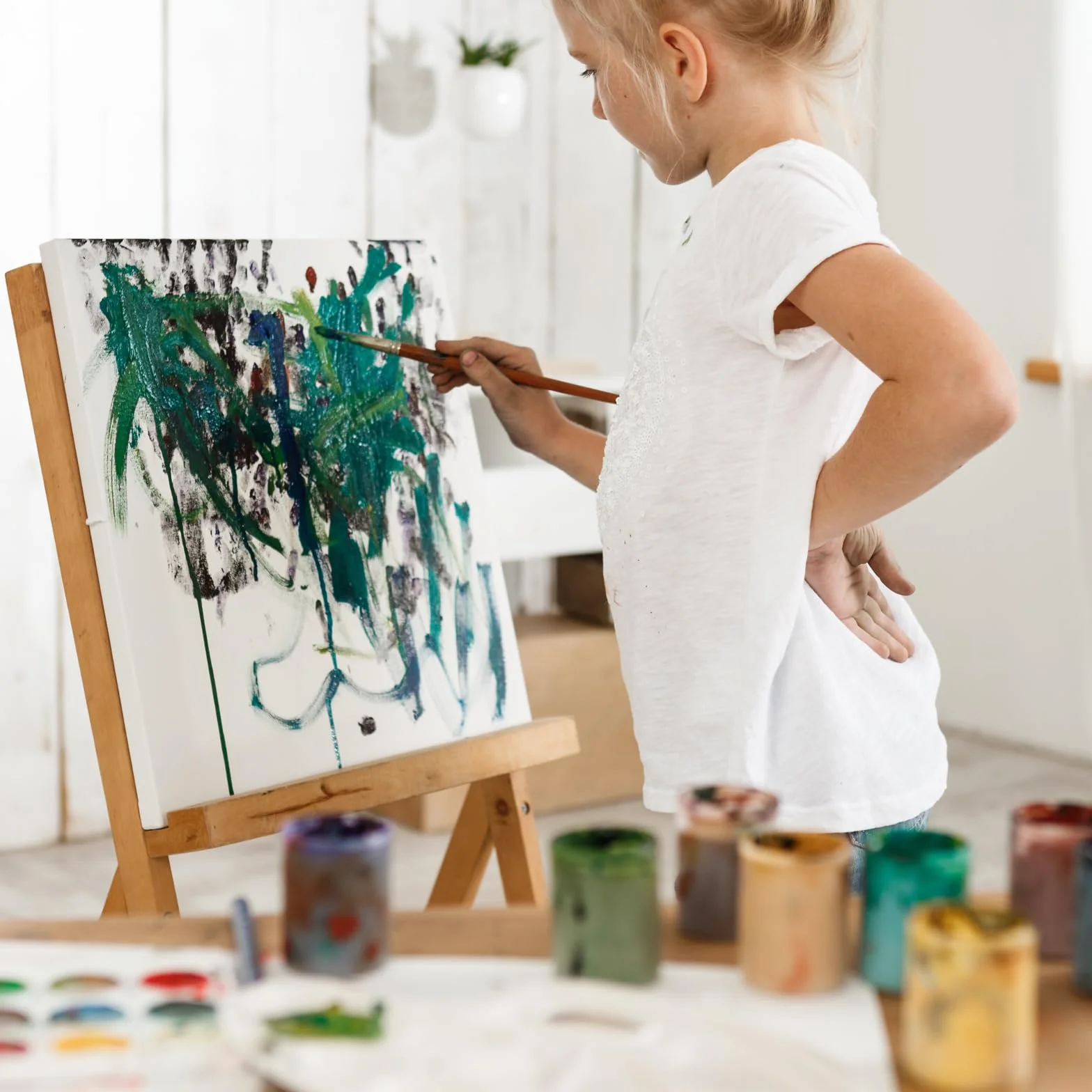 Set Di 5 Tele Per Dipingere, Telaio Per Quadri, In Cotone 100%, Per Colori Acrilici, Artisti, Dilettanti, Principianti E Bambini (10x10,15x20,20x25,25x30,30x40 cm)