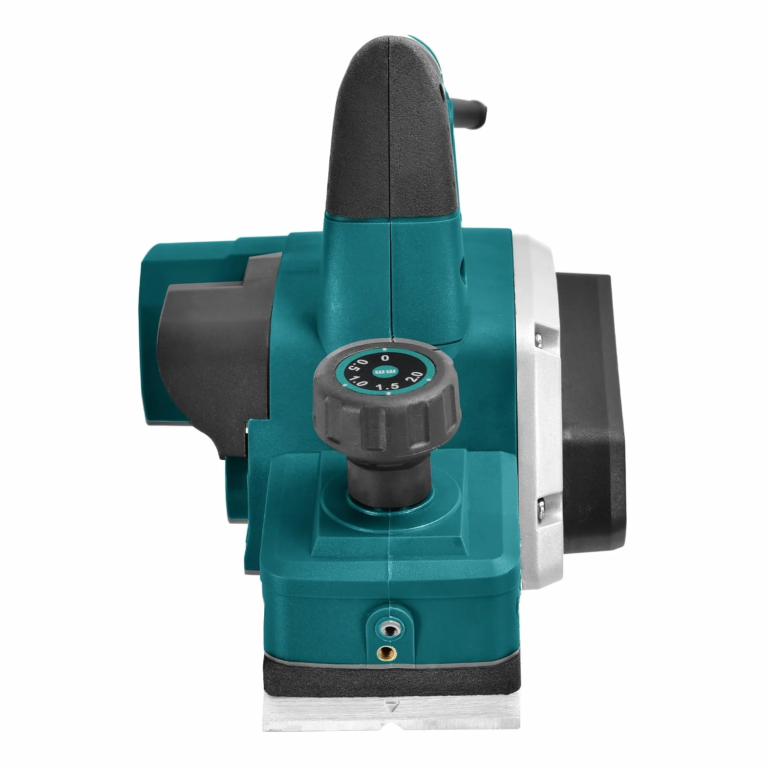 DNTI pialla elettrica per legno Tensione 220-240V Potenza 620 W Giri Min. 16000 Largh Pialla 82 Mm Profondità Asportazione 2 Mm Ideale per il fai da te e la lavorazione del legno 58215B