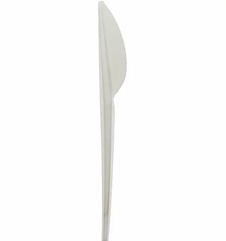Coltelli in C-PLA Biodegradabile Compostabile - 50 Pezzi