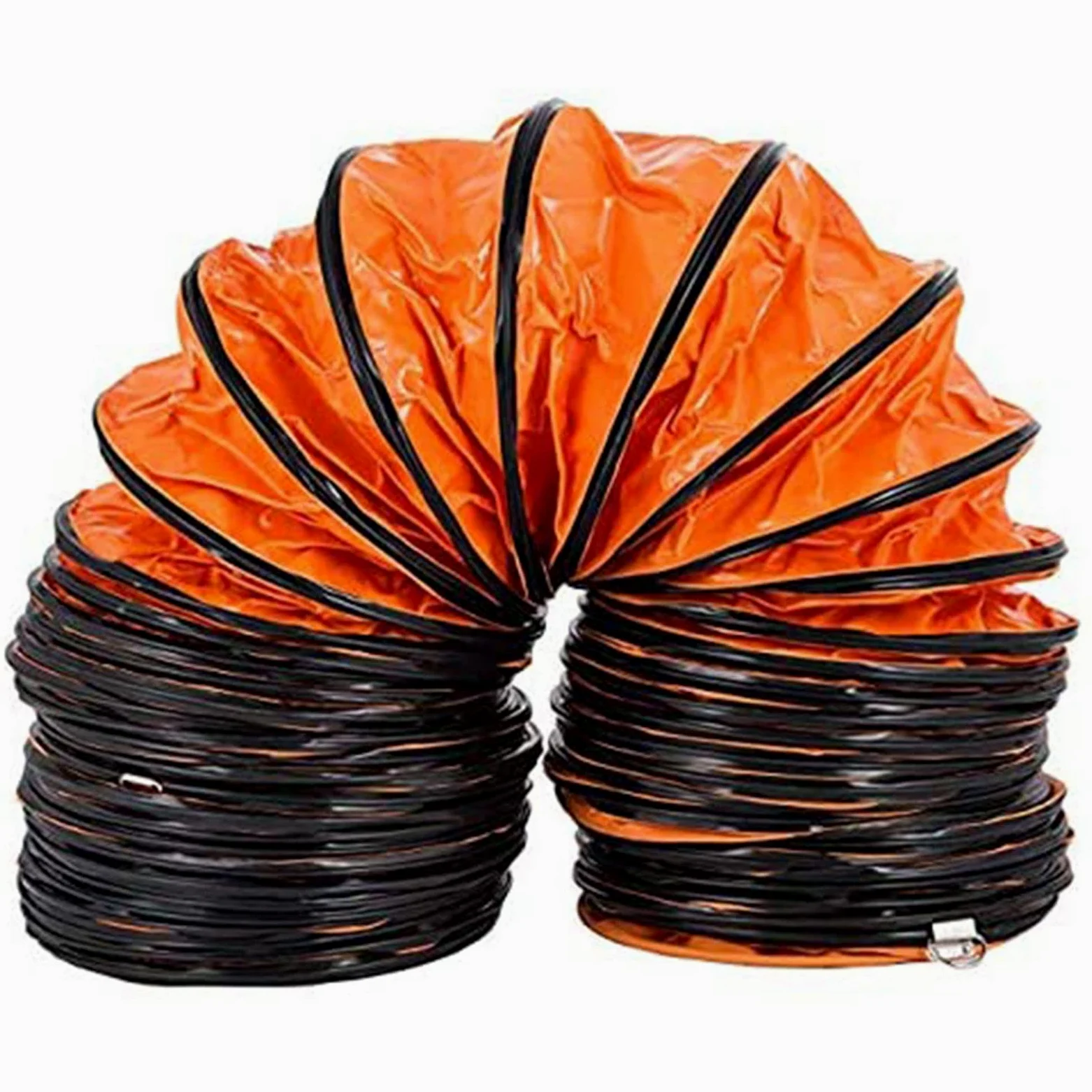 Condotti Tubo Flessibile in PVC ø 200/300/400/500/600 mm Lunghezza 5m/10m Forte Condotti Tubo Ventilazione Flessibile in PVC Tubo Cappa per Aerazione Domestica Hydroponics 10M-diam:200mm