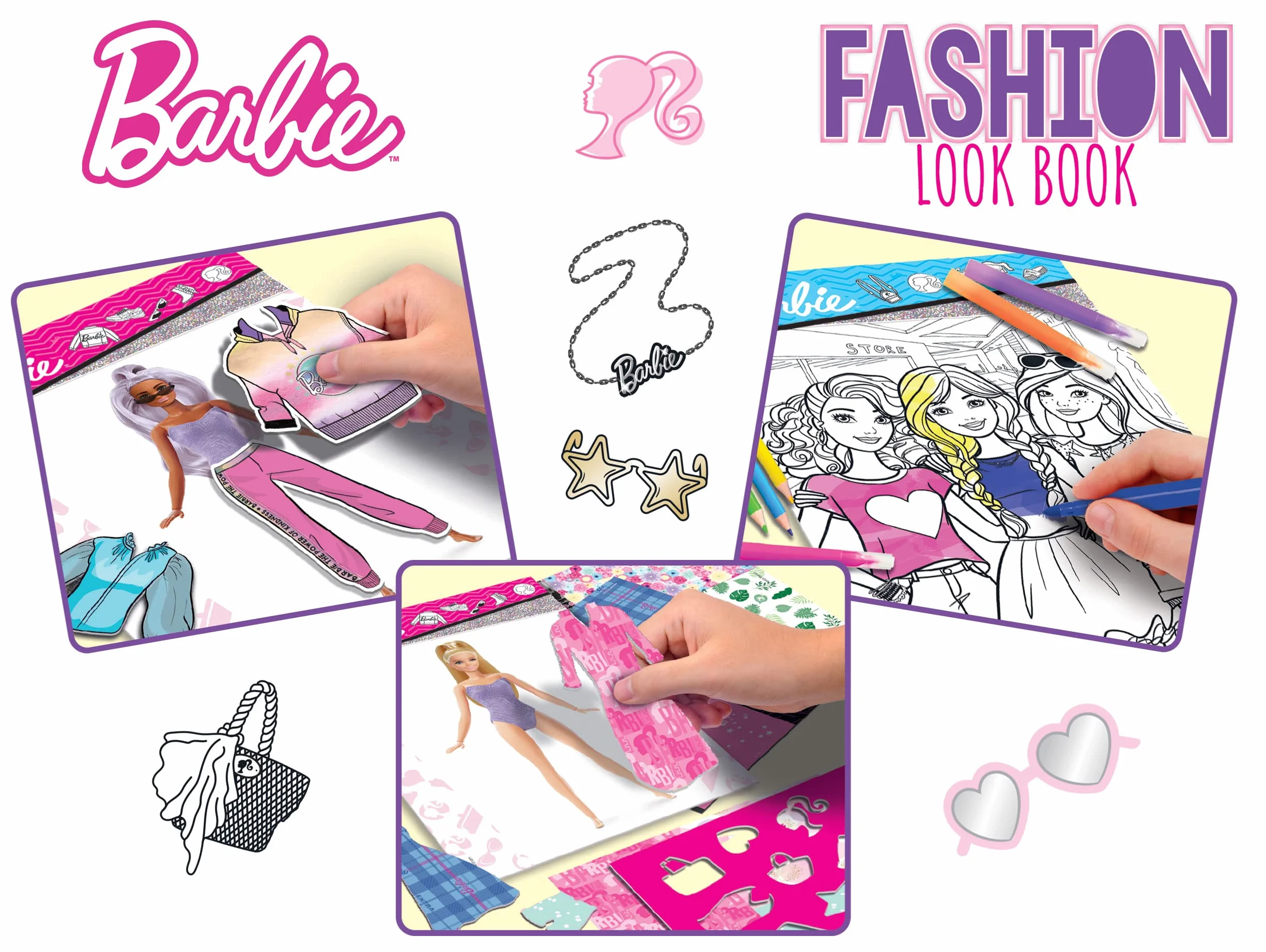Lisciani Giochi - Barbie Sketchbook Fashion look book