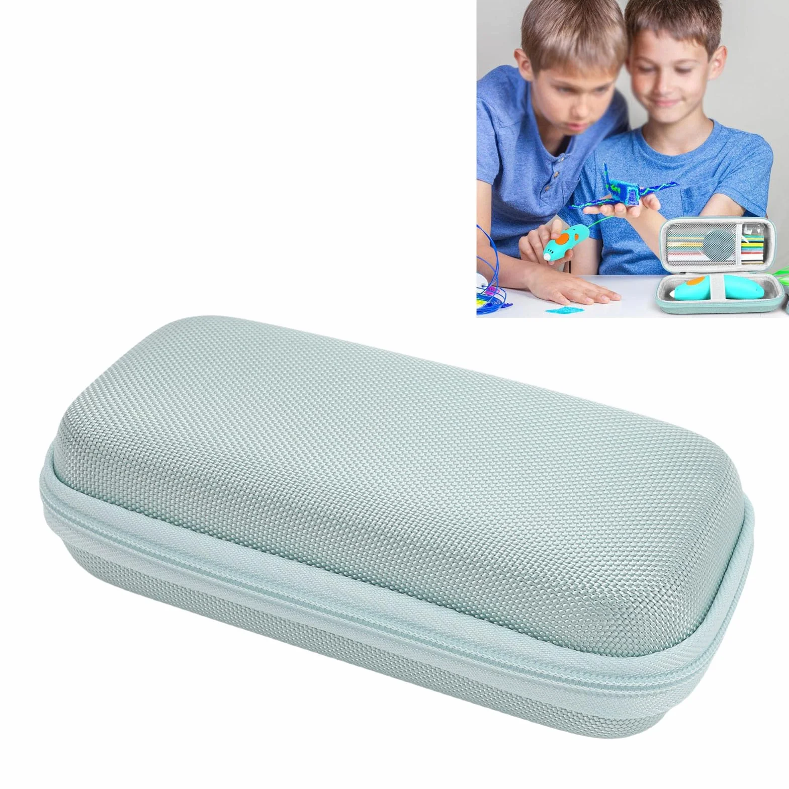Custodia per Penna 3D, Custodia Protettiva per Ricarica di Filamento e Cavo USB, Custodia per Penne 3D per Bambini
