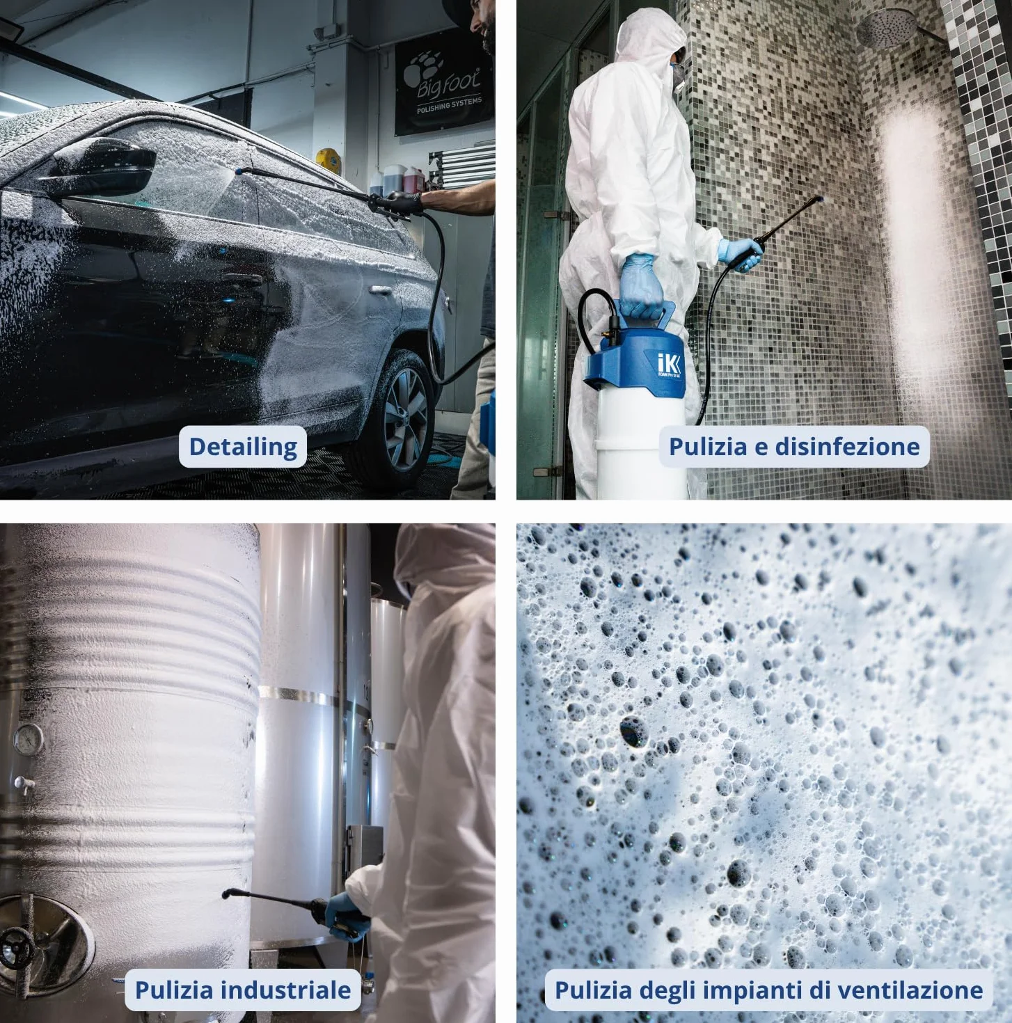 IK FOAM Pro 12 ALK - Spruzzatore Schiuma Professionale per Prodotti Alcalini - 6L Utili - Sicurezza e Precisione - Ideale per Pulizia Industriale e Automotive - Made in Europe